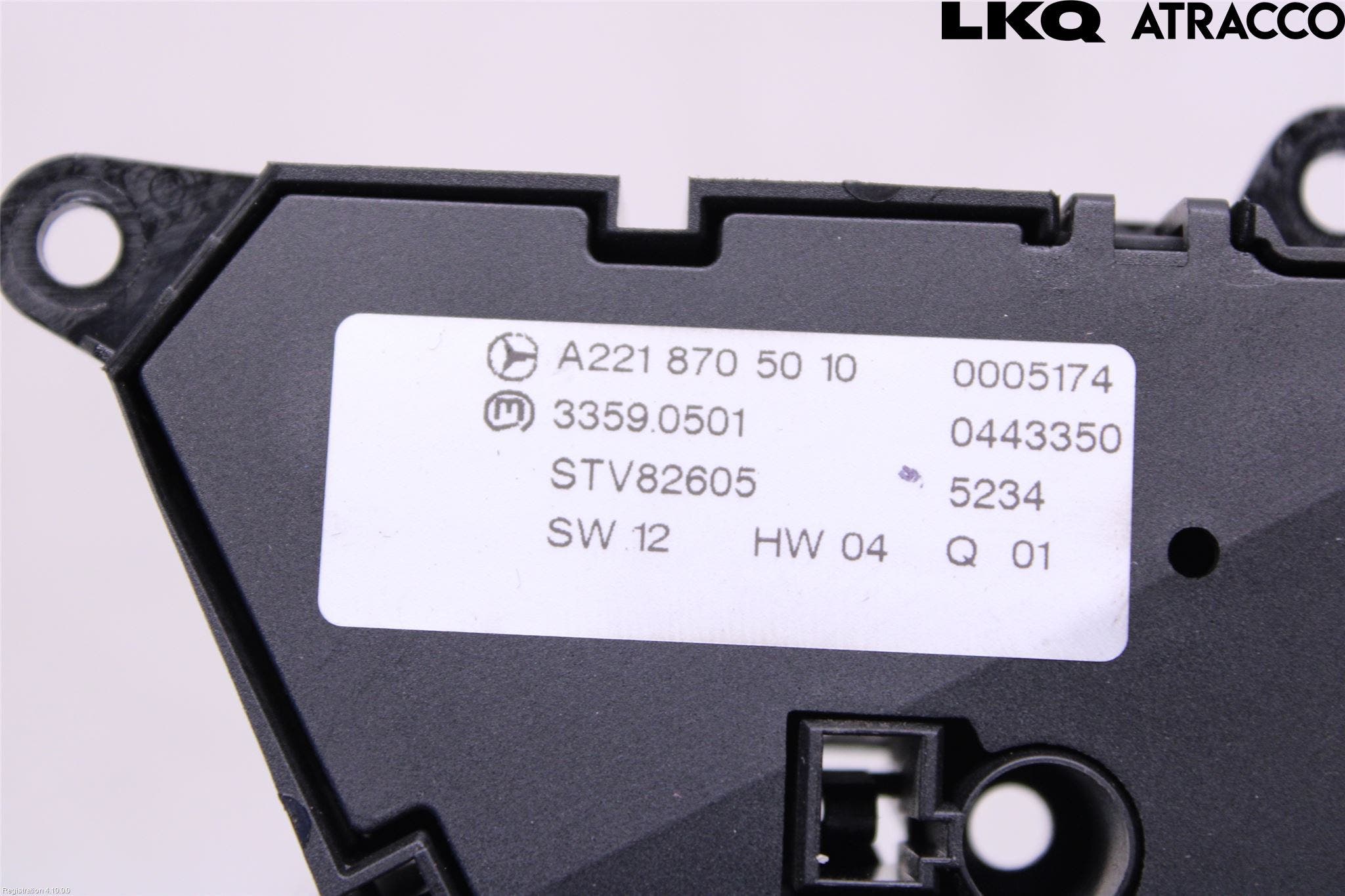 Mercedes-Benz MB S-KLASS (W221) 05-13 Strömställare Stolregler