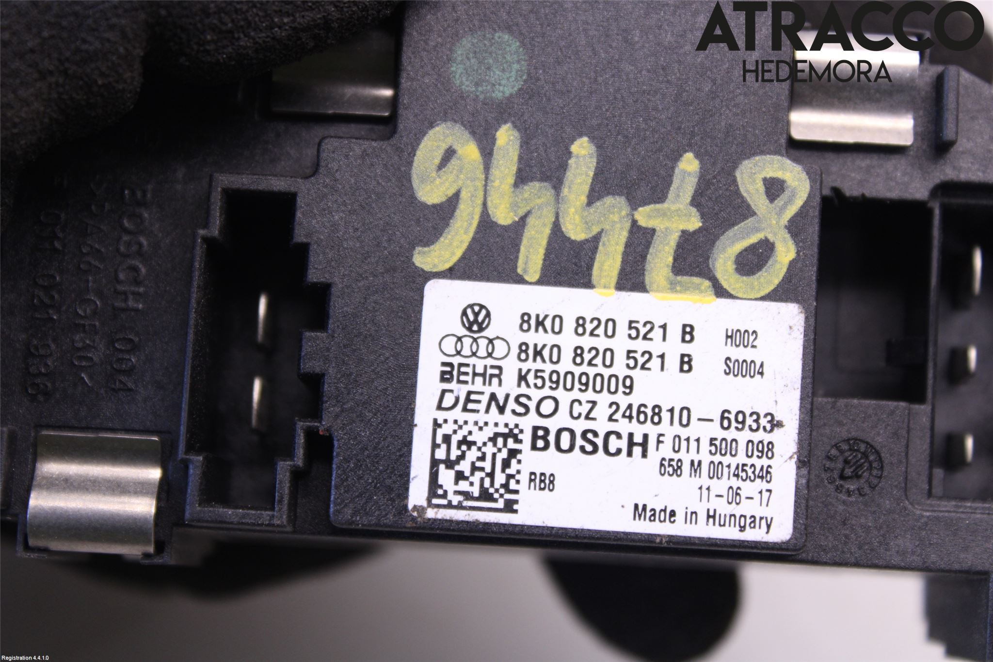 Audi A4/S4 08-11 Värmefläktsmotstånd