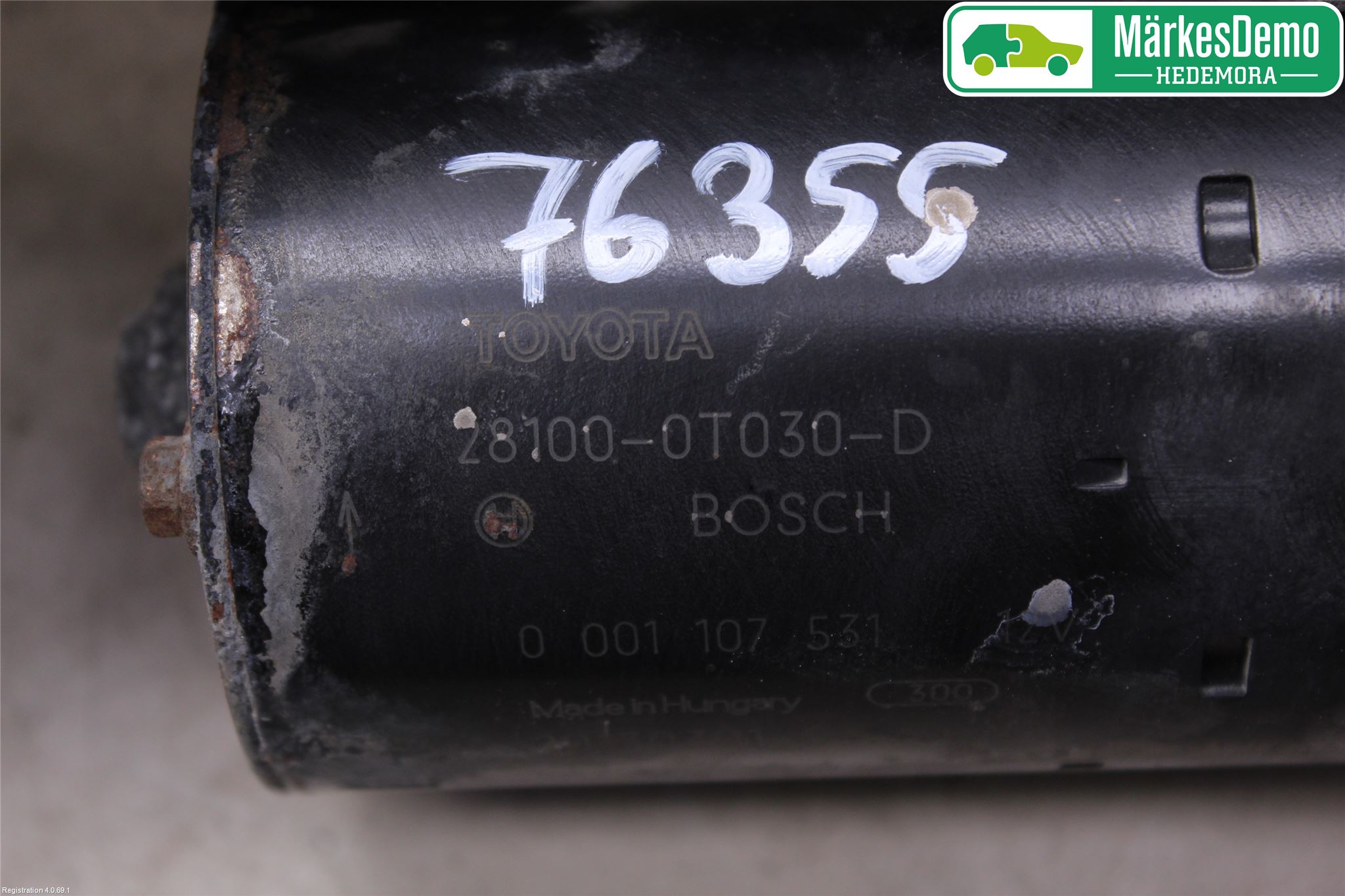 Toyota AURIS 13-19 Startmotor