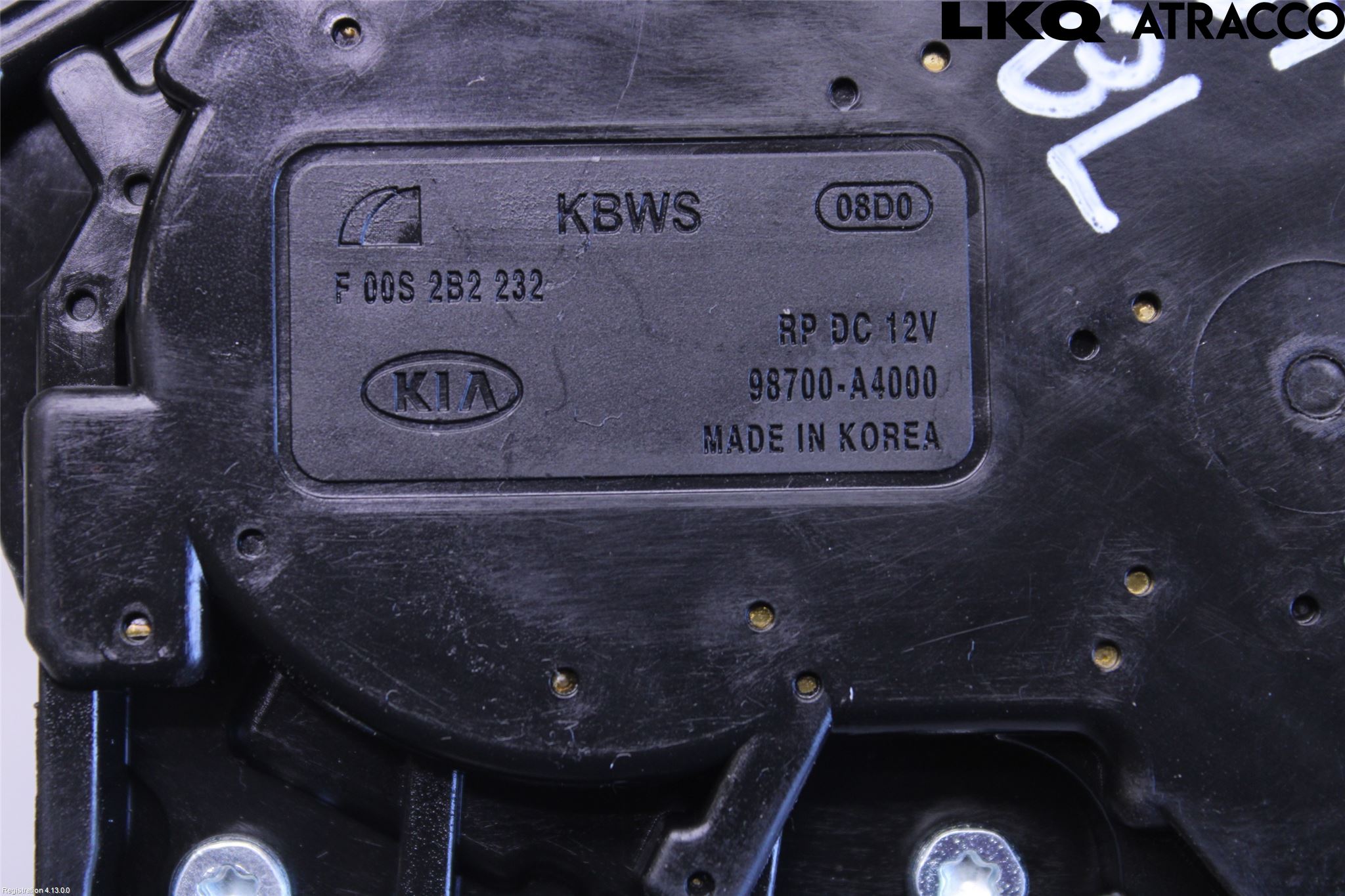 Kia CARENS III 13-19 Torkarmotor Baklucka