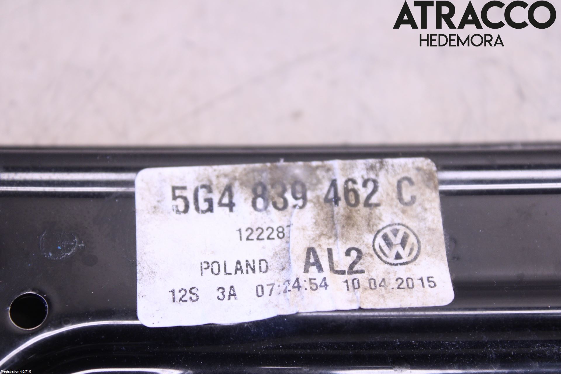 Volkswagen VW GOLF / E-GOLF VII 13-20 Fönsterhiss El Kompl
