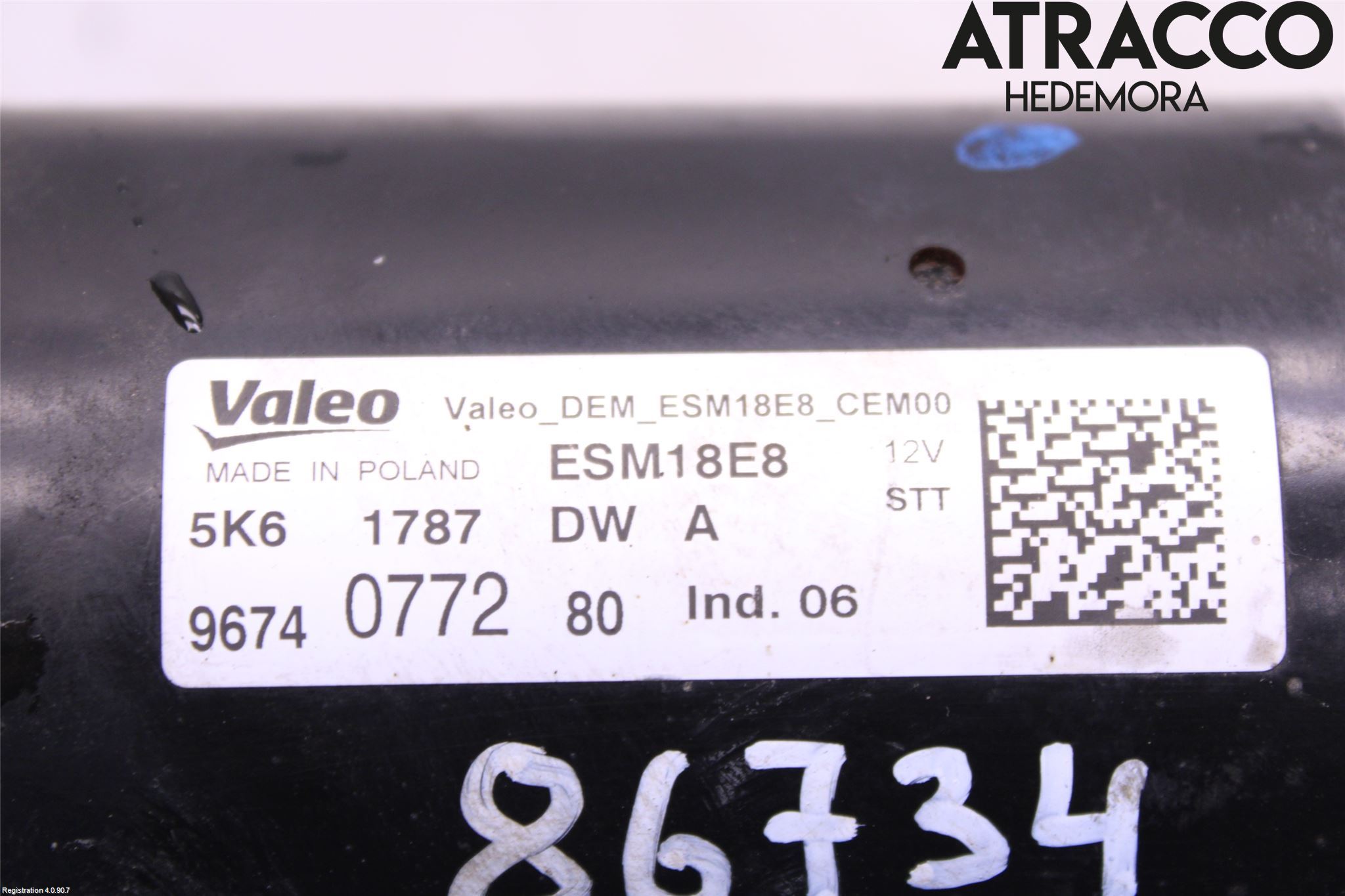 Peugeot 3008 17-24 Startmotor