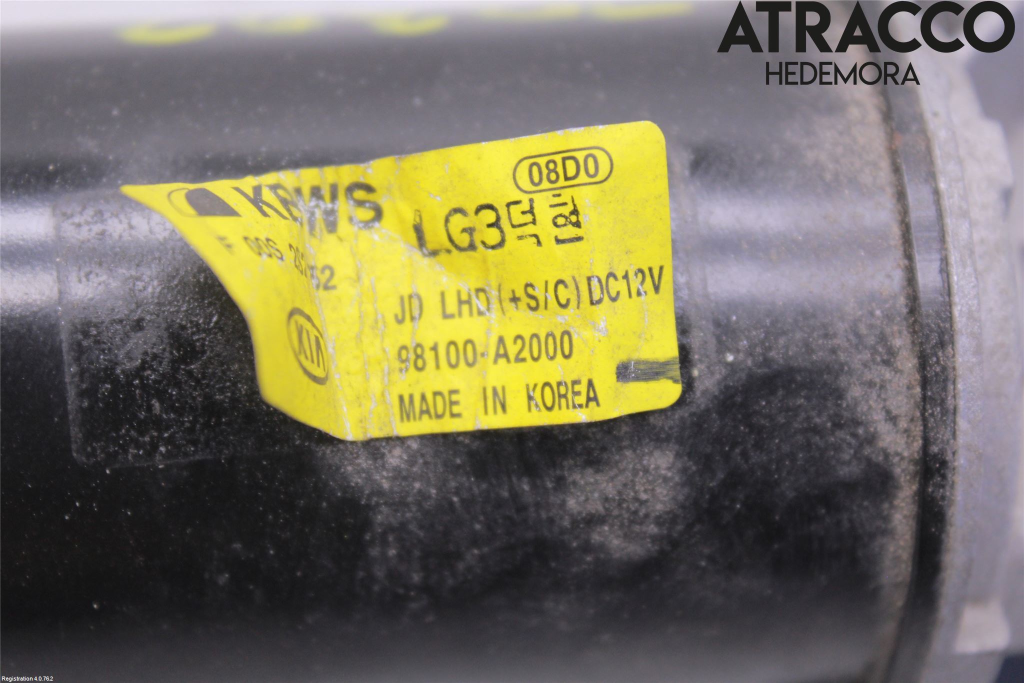 Kia CEED 12-18 Torkarmotor Vindruta