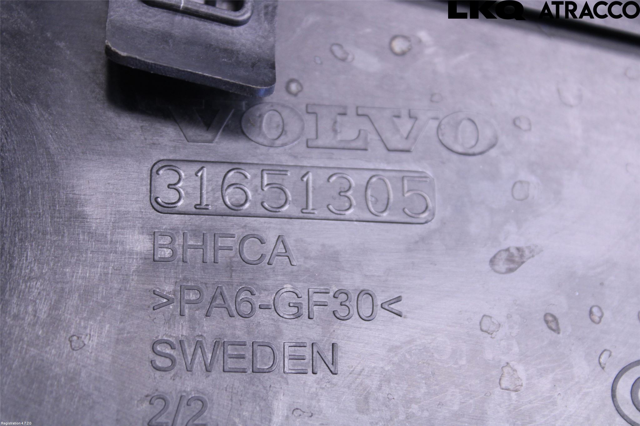 Volvo V90 17->> Deflektor Plåt-Plast Kylning