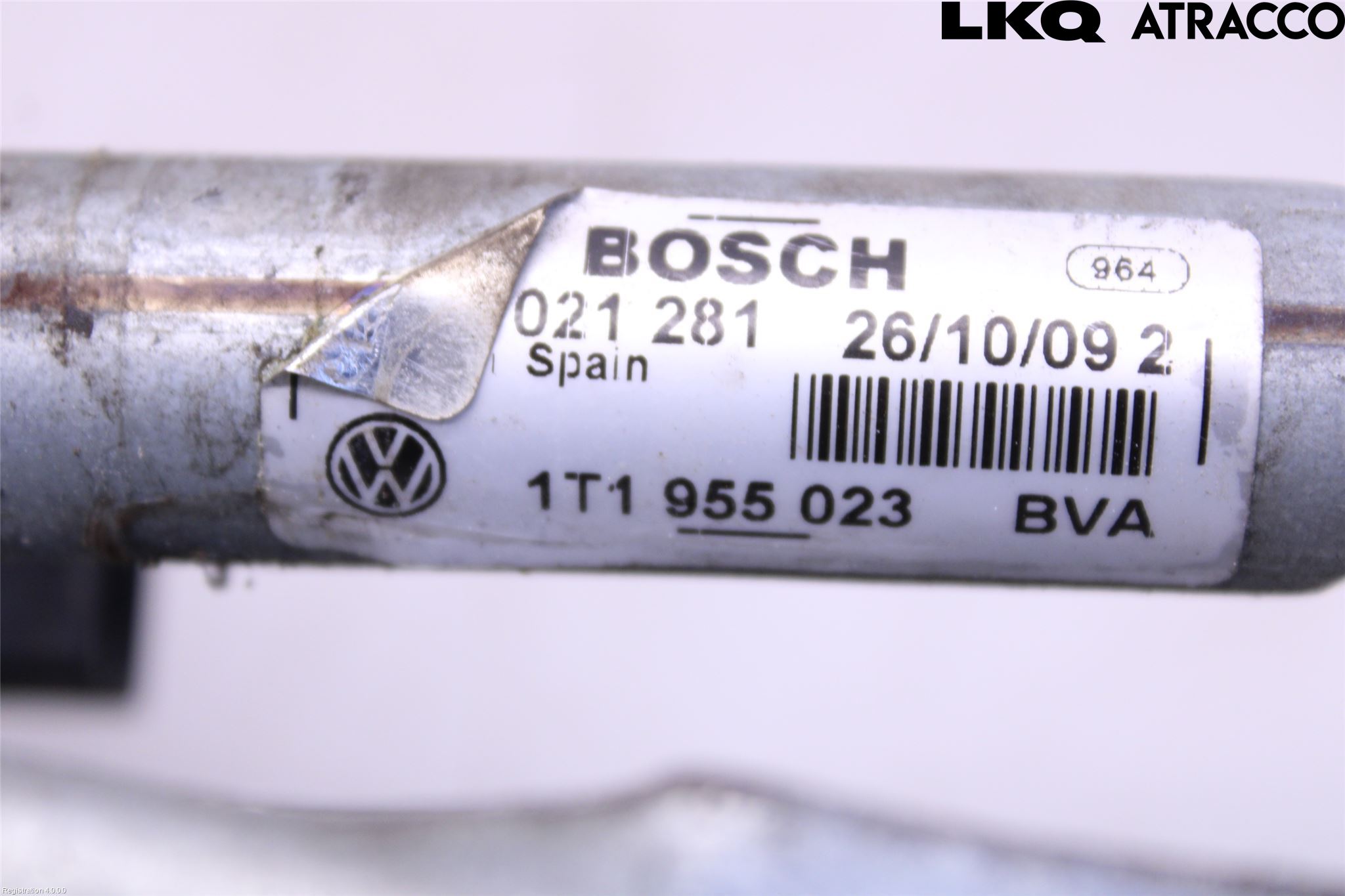 Volkswagen VW TOURAN 03-10 Torkarmekanism Vindruta