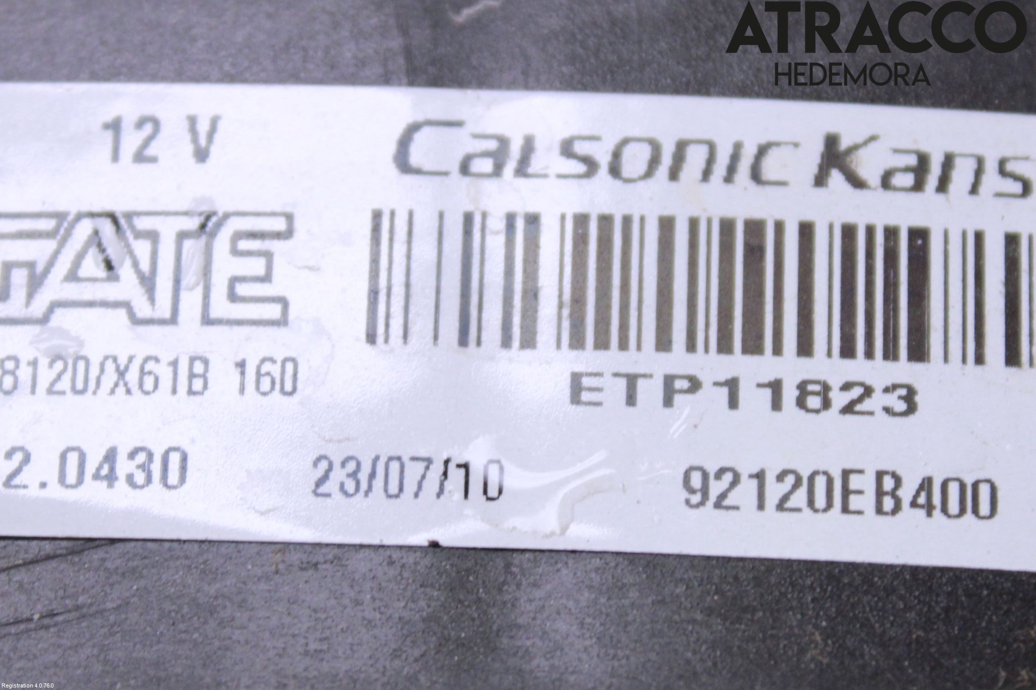 Nissan NAVARA 05-16 Kylfläkt El