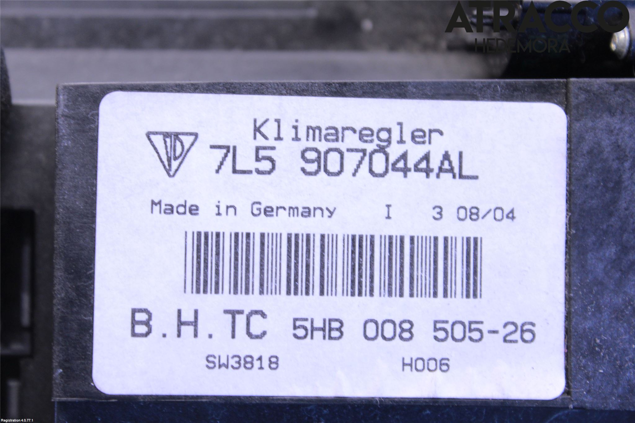 Porsche CAYENNE 03- Ac Styrenhet Ac Manöveren