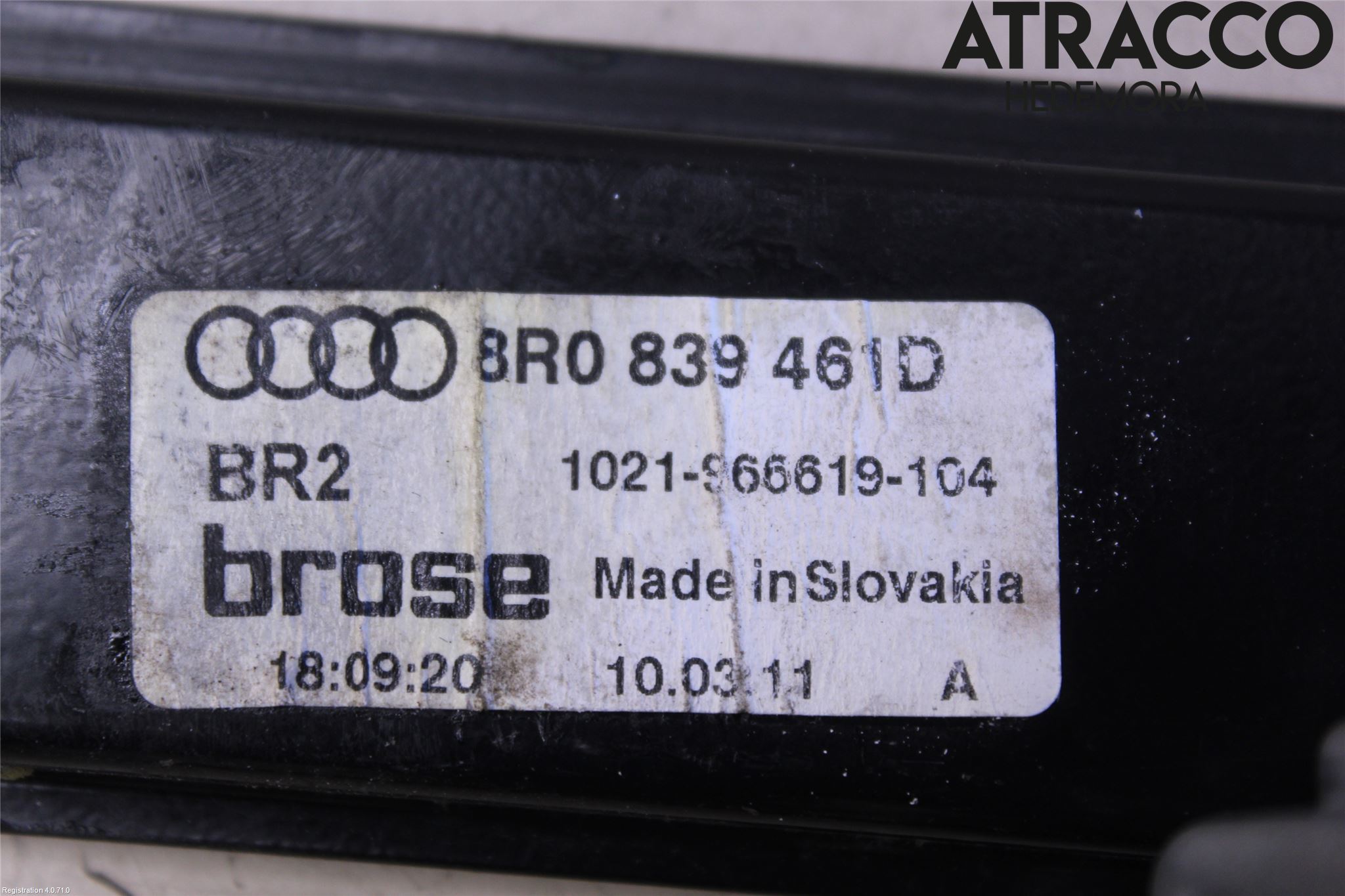 Audi Q5 09-16 Fönsterhiss El Kompl