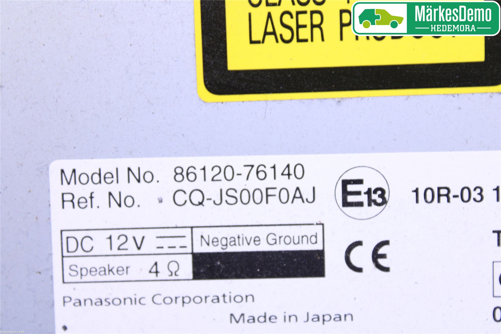 Lexus CT 200h Cd Radio - Multimediapanel