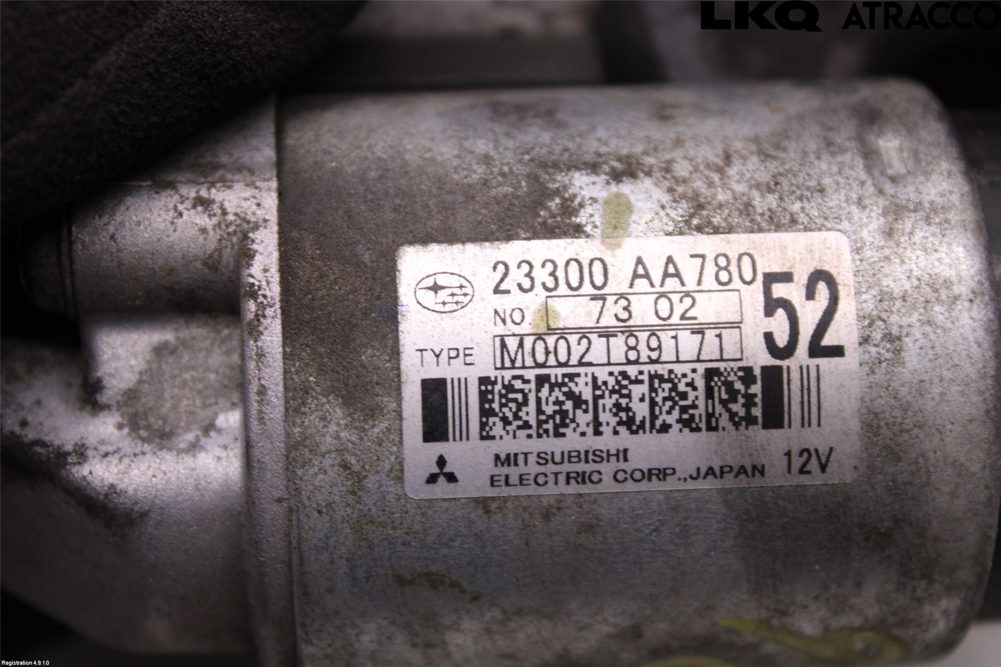 Subaru OUTBACK 15-20 Startmotor Diesel