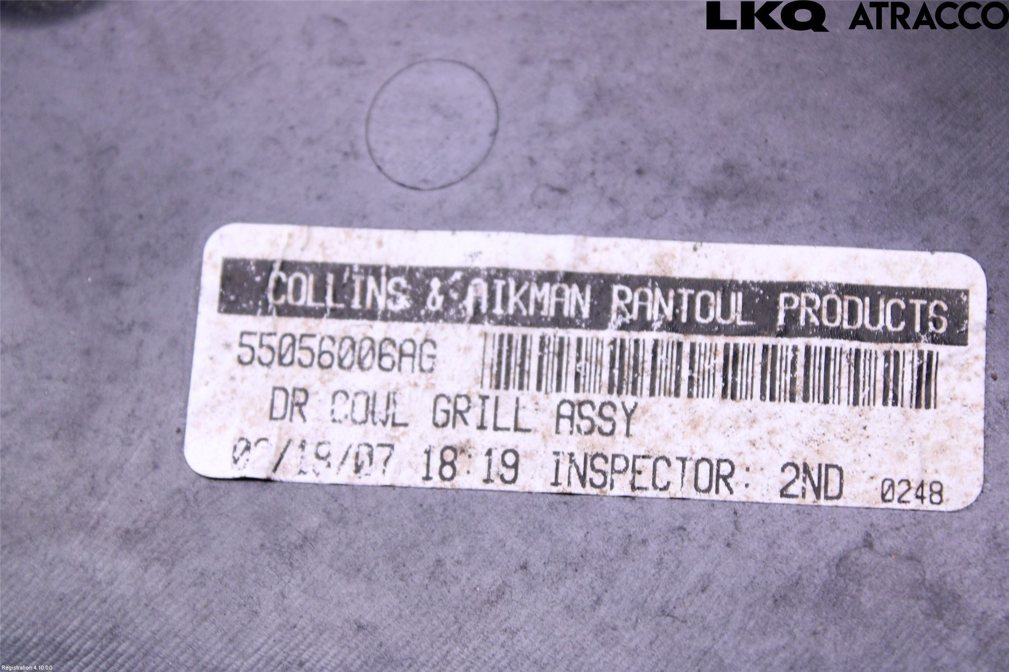 Dodge PICK UP RAM 81- Torpedplåt-Torpedplast