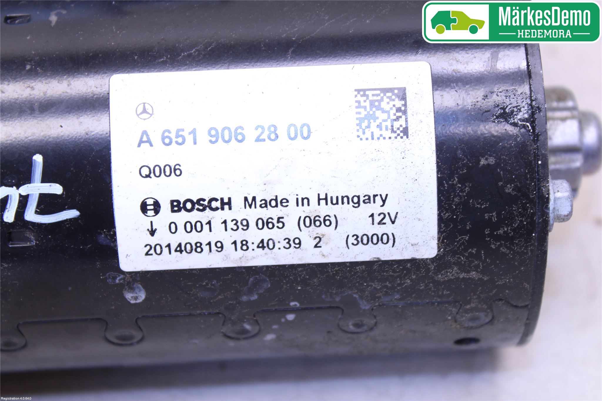 Mercedes-Benz MB C-KLASS (W205) 14-21 Startmotor Diesel