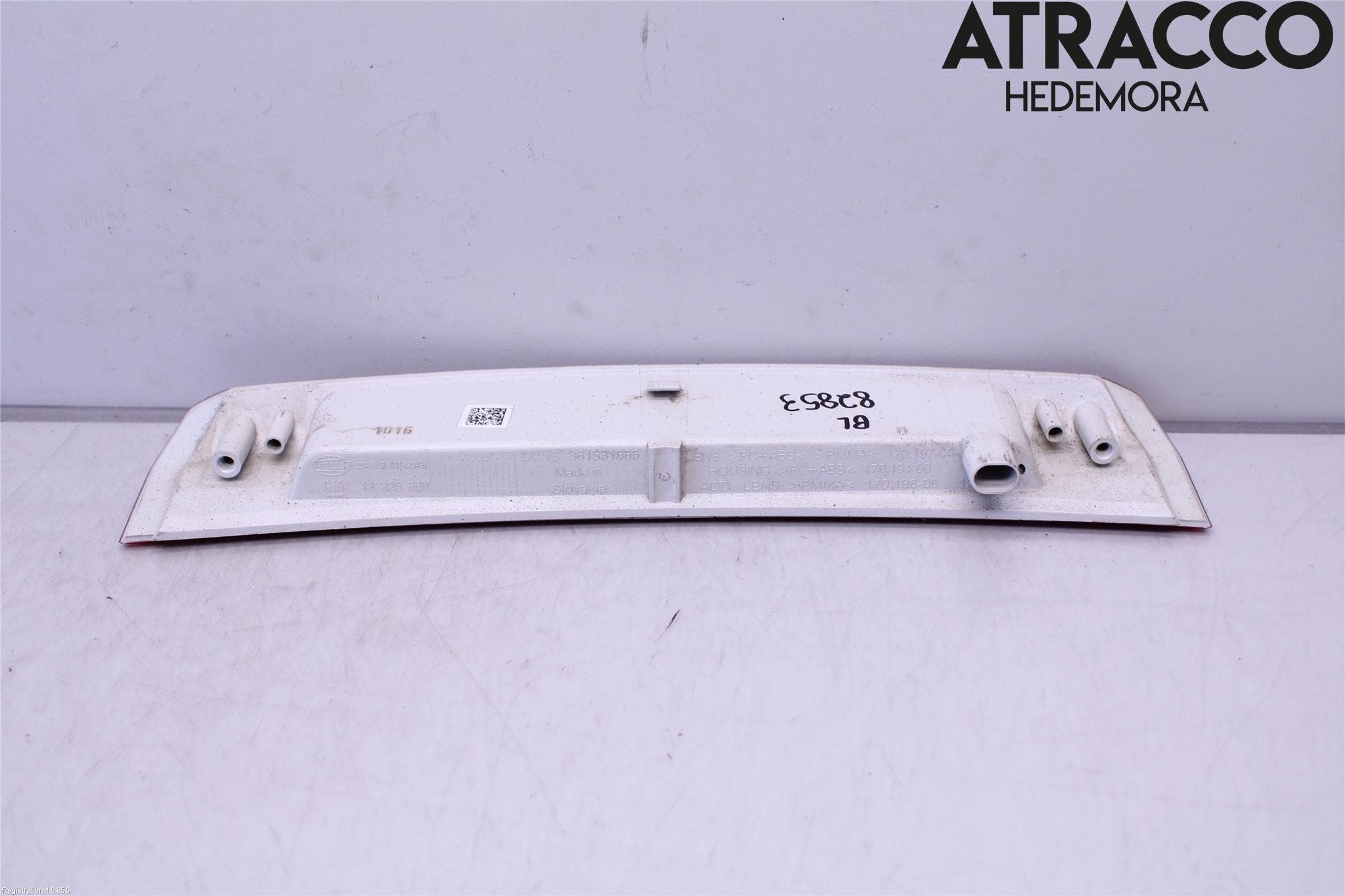 Opel INSIGNIA 09-16 Bromsljus Bakruta