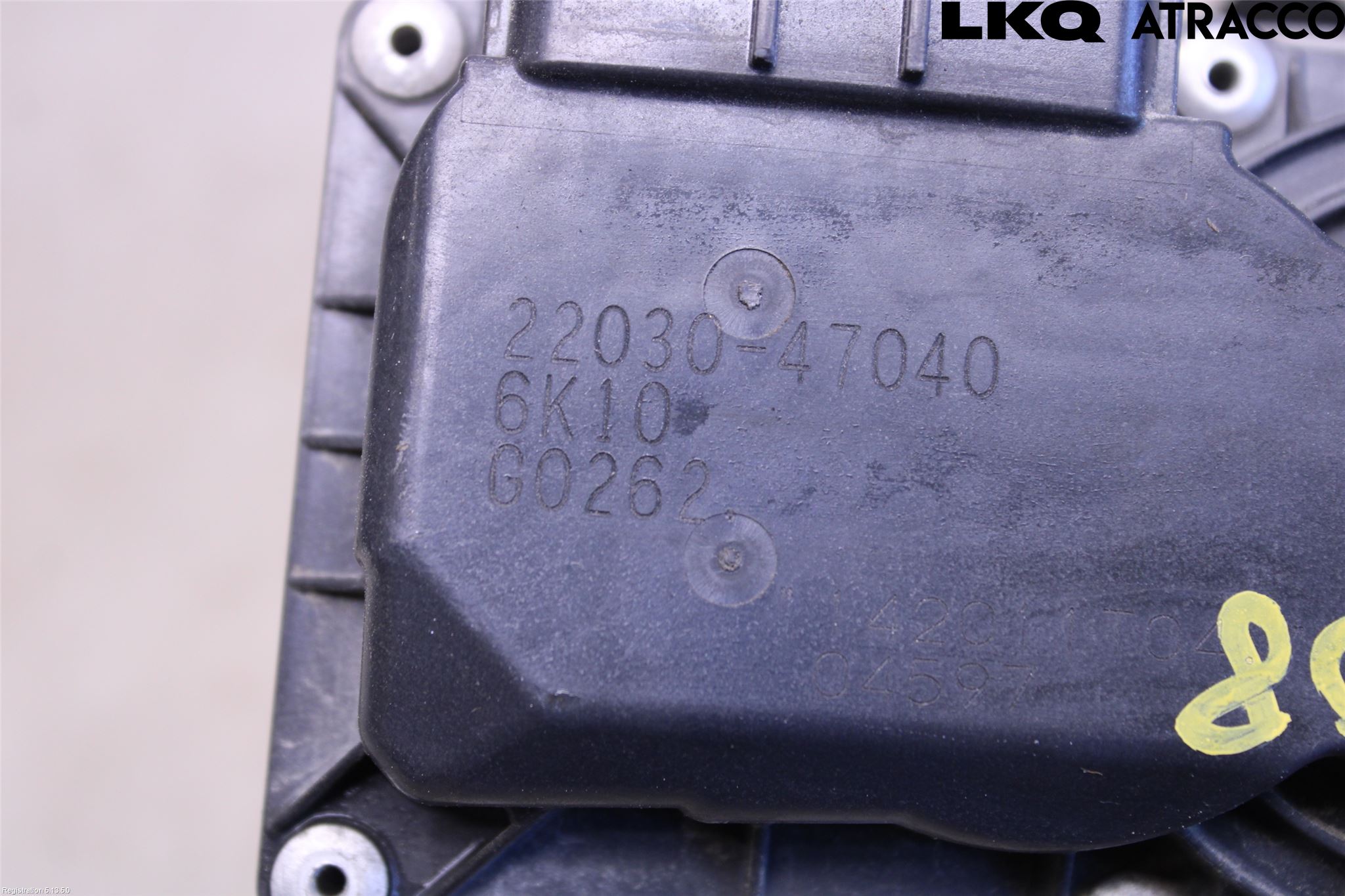 Toyota YARIS XP130 15-20 Injspjällhus