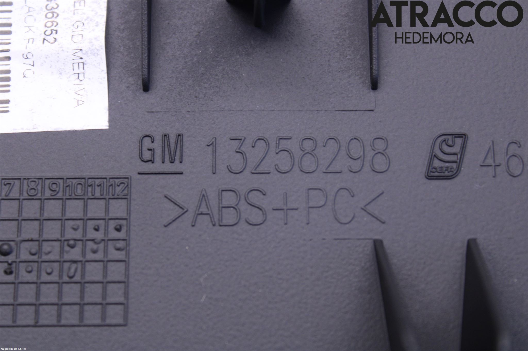 Opel MERIVA B 10-17 Instrumentsarg