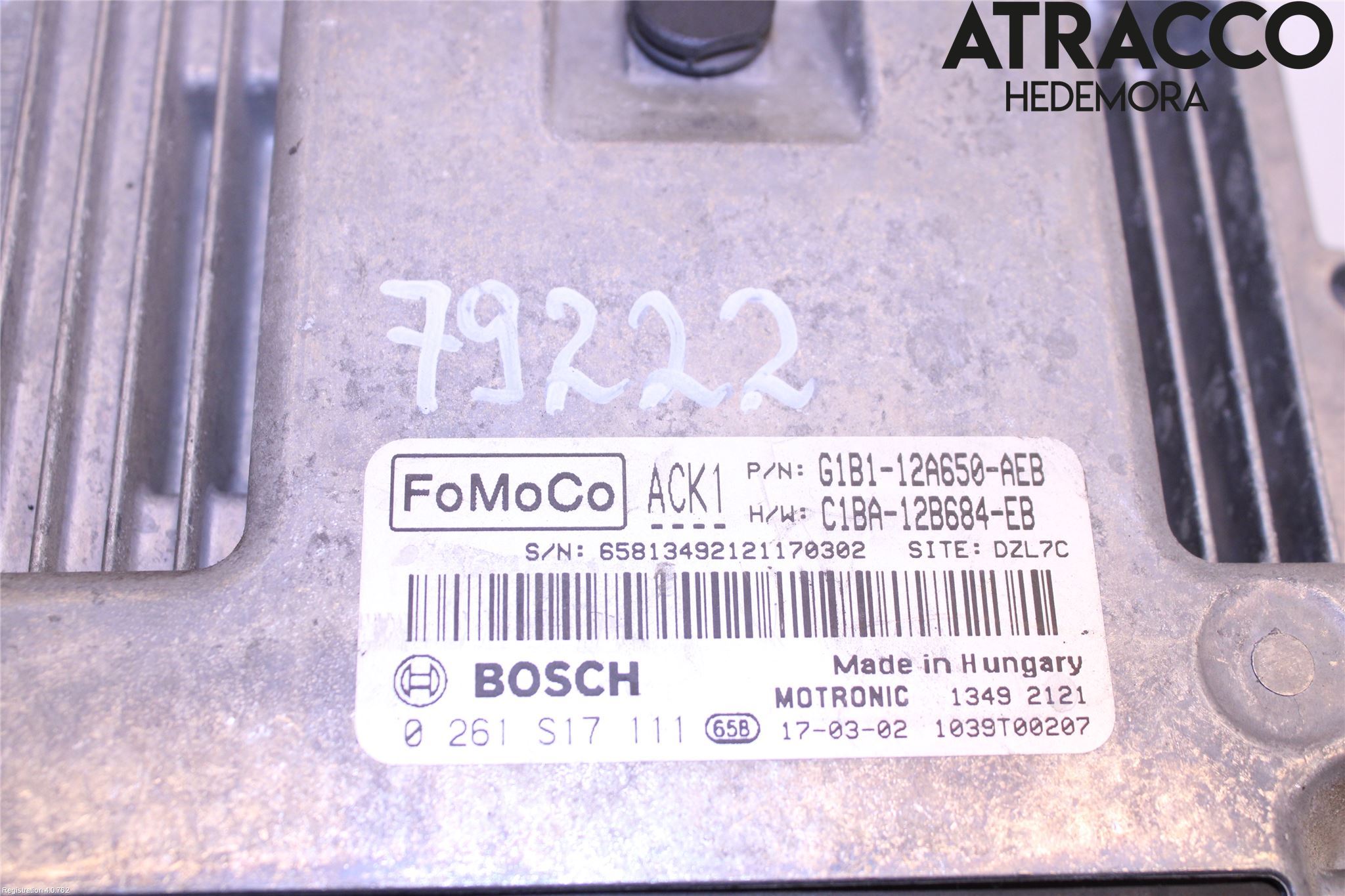 Ford FIESTA 13-17 Styrenhet Insprut Bensin