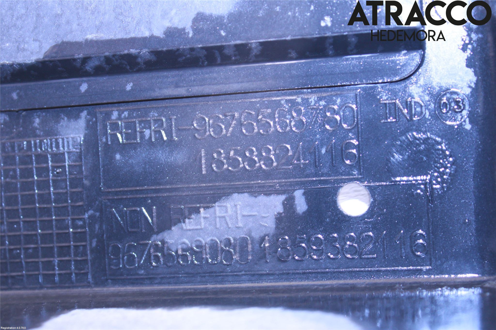 Peugeot 3008 09-16 Frontplåt