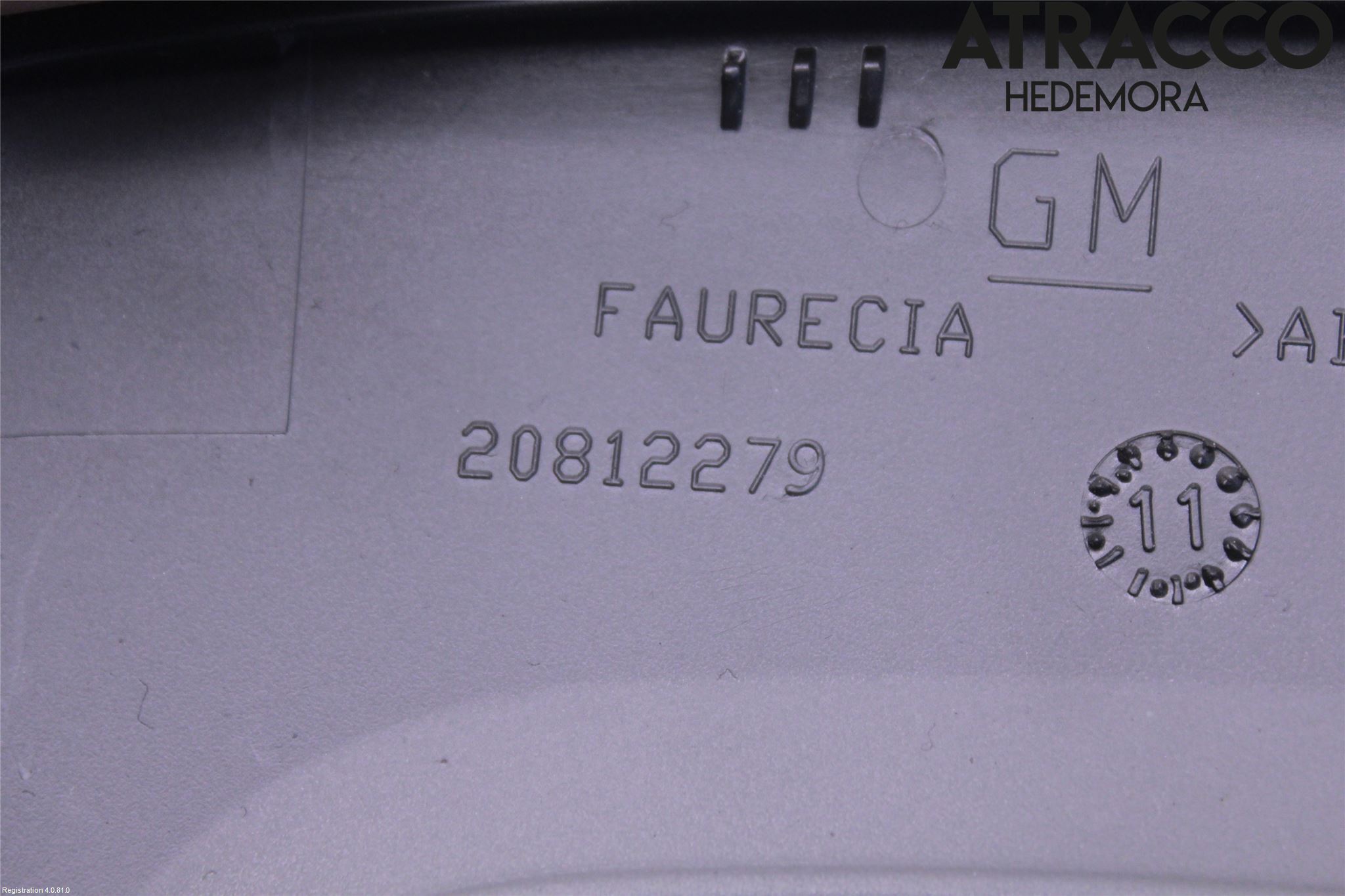 Opel ZAFIRA C 12-19 Instrumentsarg