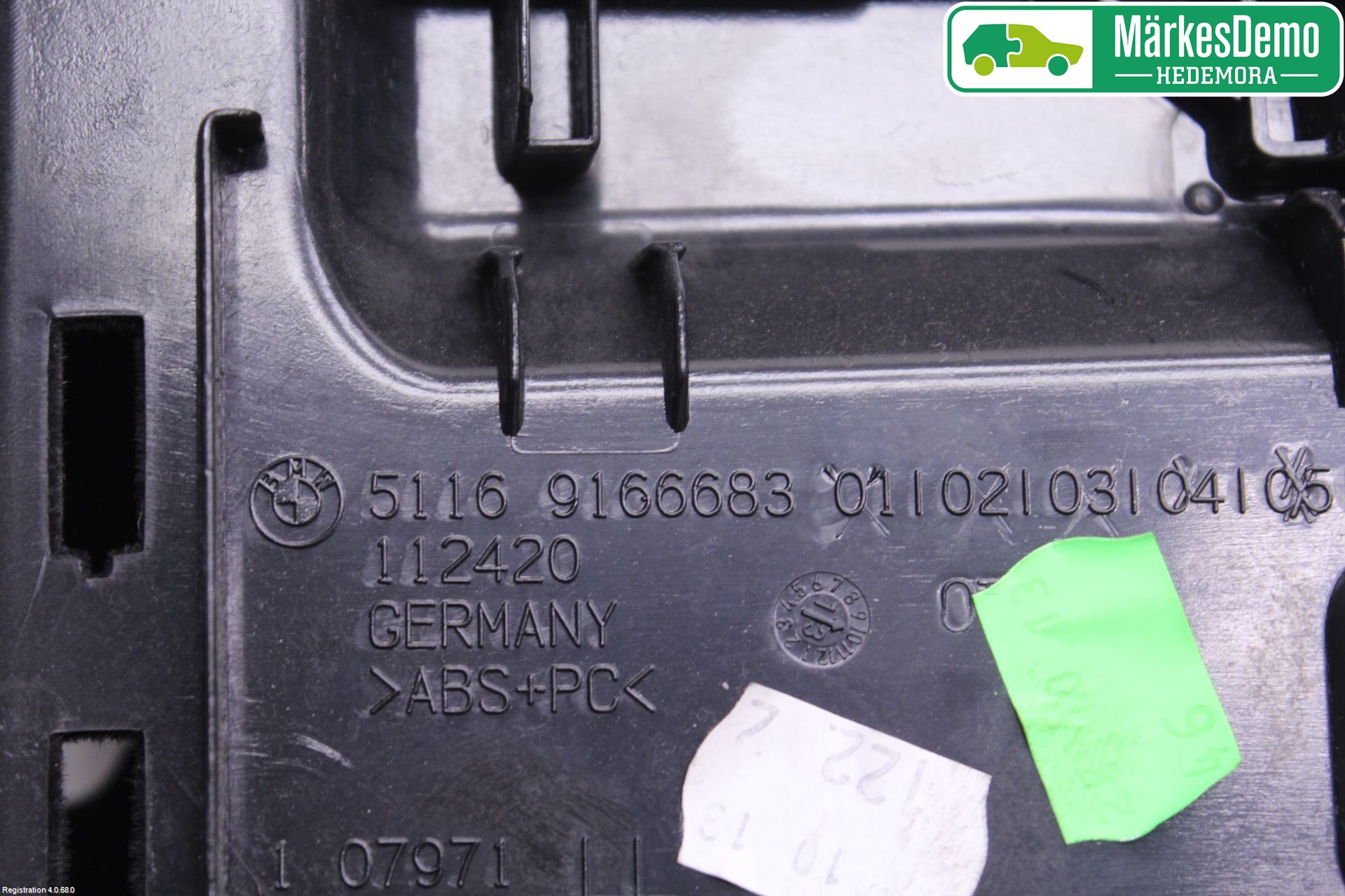 BMW 5 F10/F11/F18 09-17 Handskfack