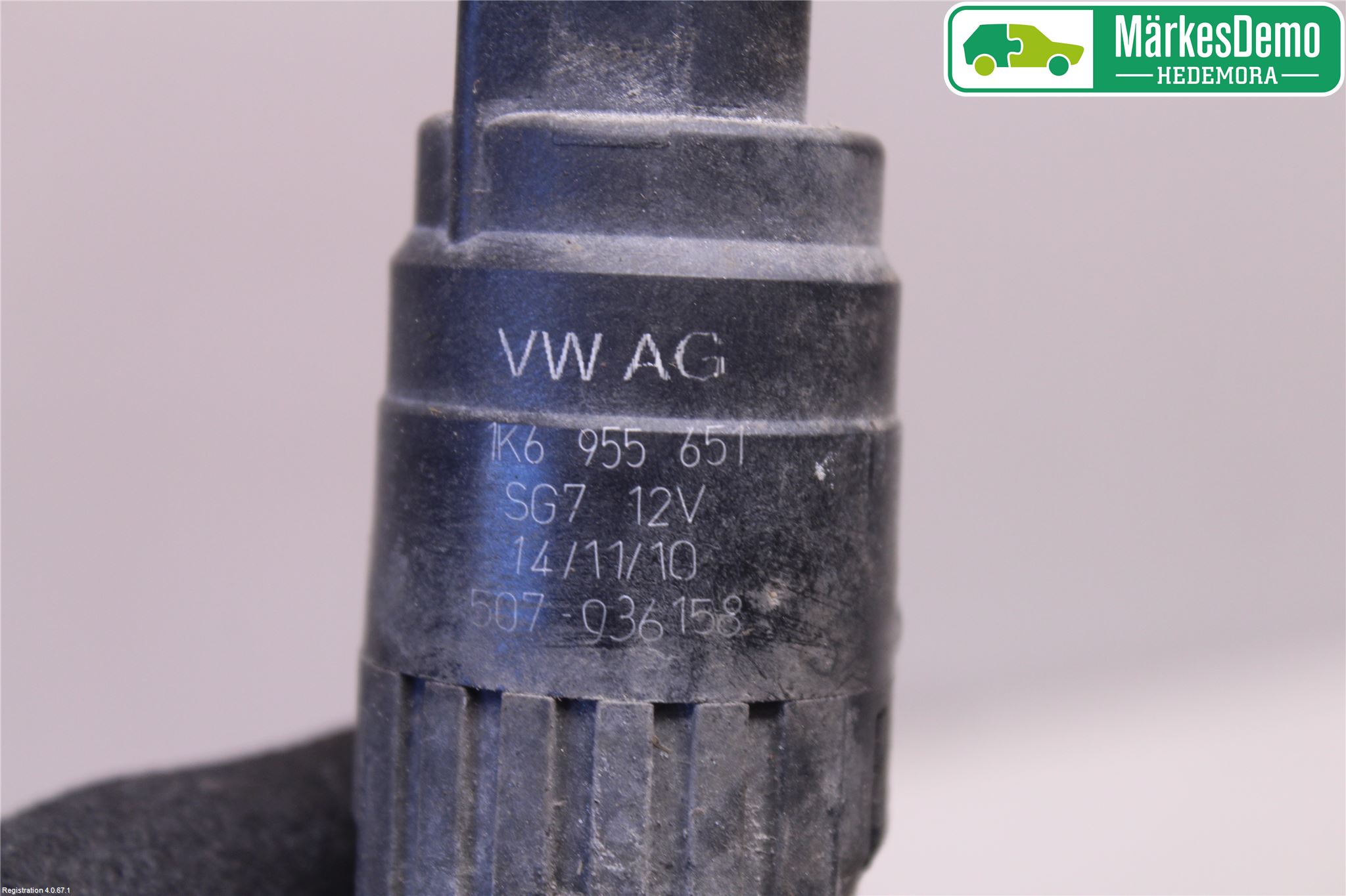 Volkswagen VW SCIROCCO 09-17 Spolarpump Vindruta