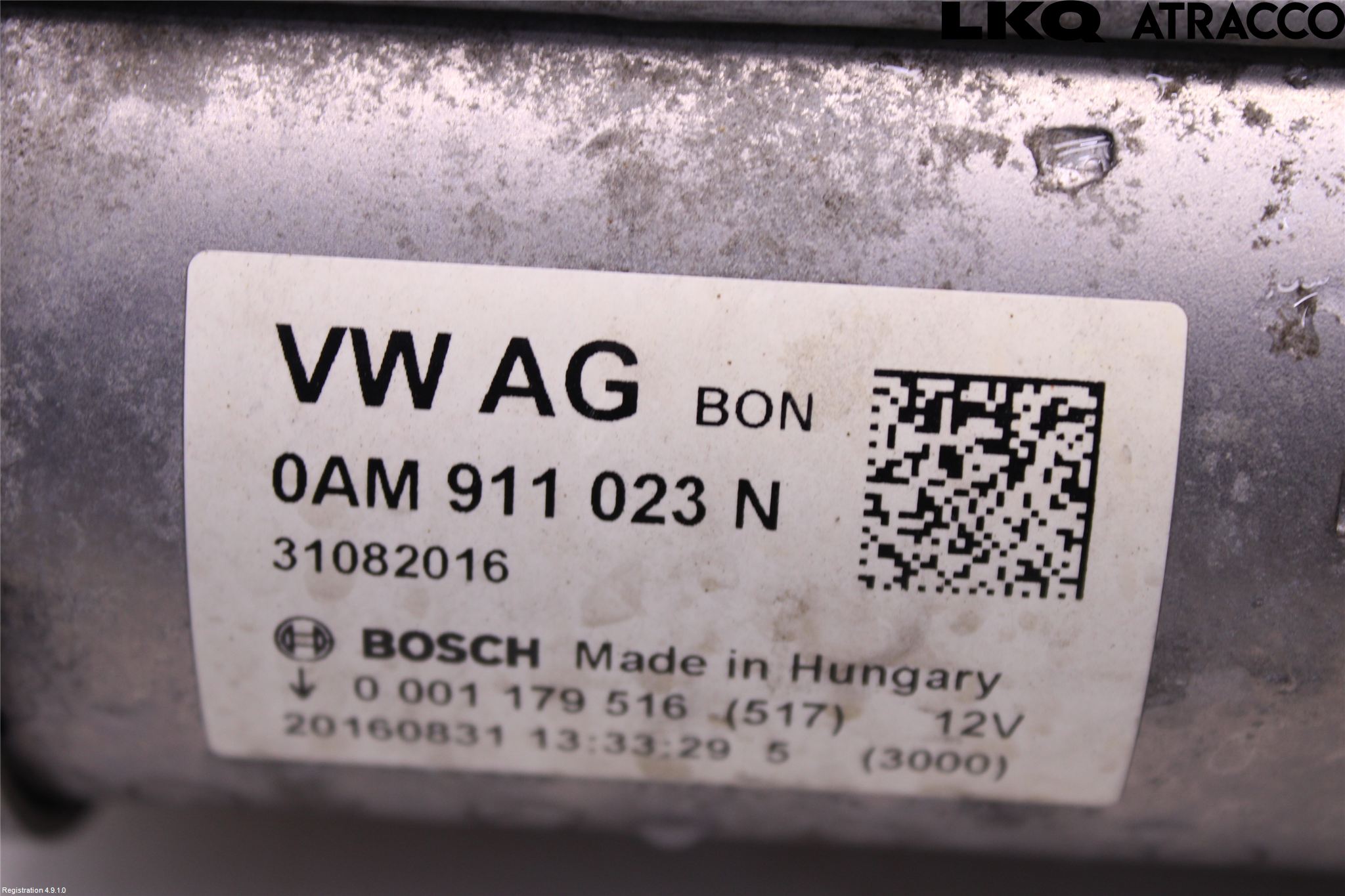 Volkswagen VW GOLF / E-GOLF VII 13-20 Startmotor