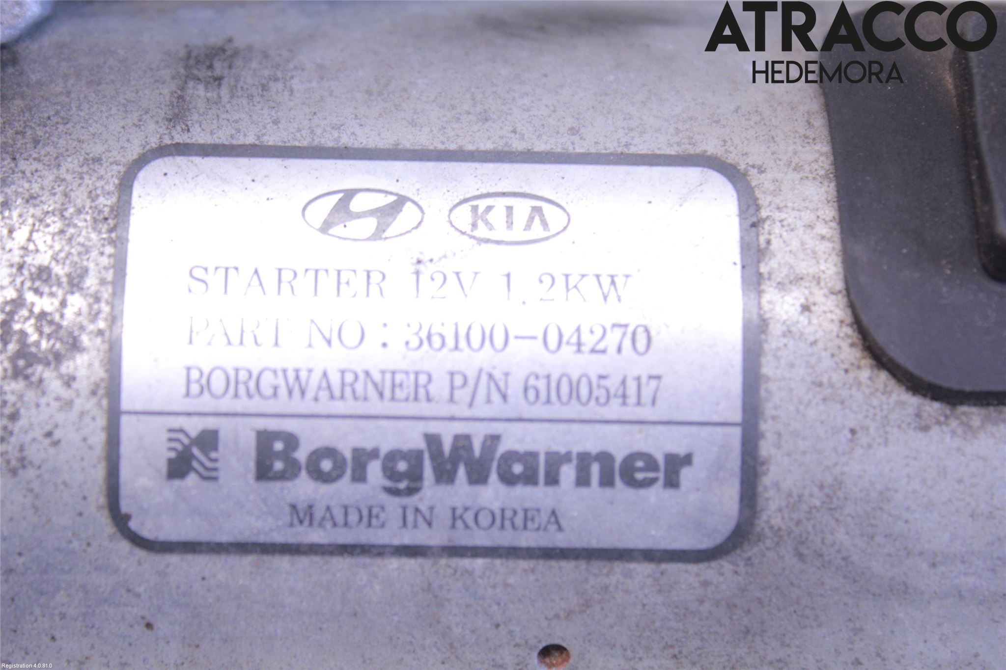 Kia CEED 12-18 Startmotor