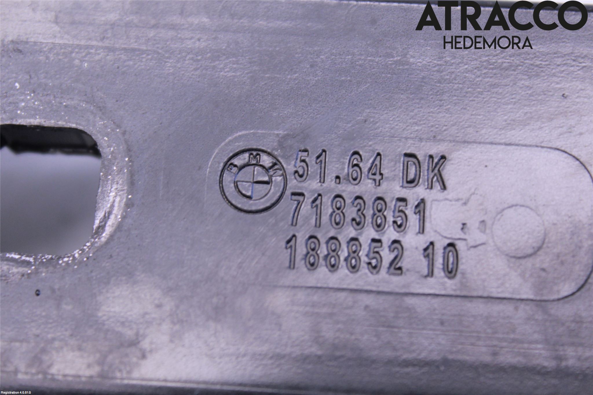 BMW 5 F10/F11/F18 09-17 Frontplåt