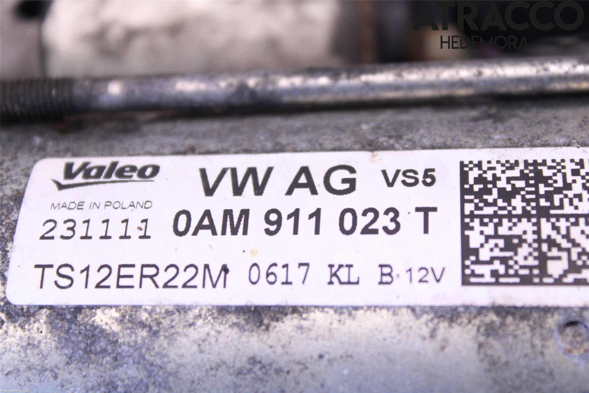 Volkswagen VW PASSAT 11-14 Startmotor