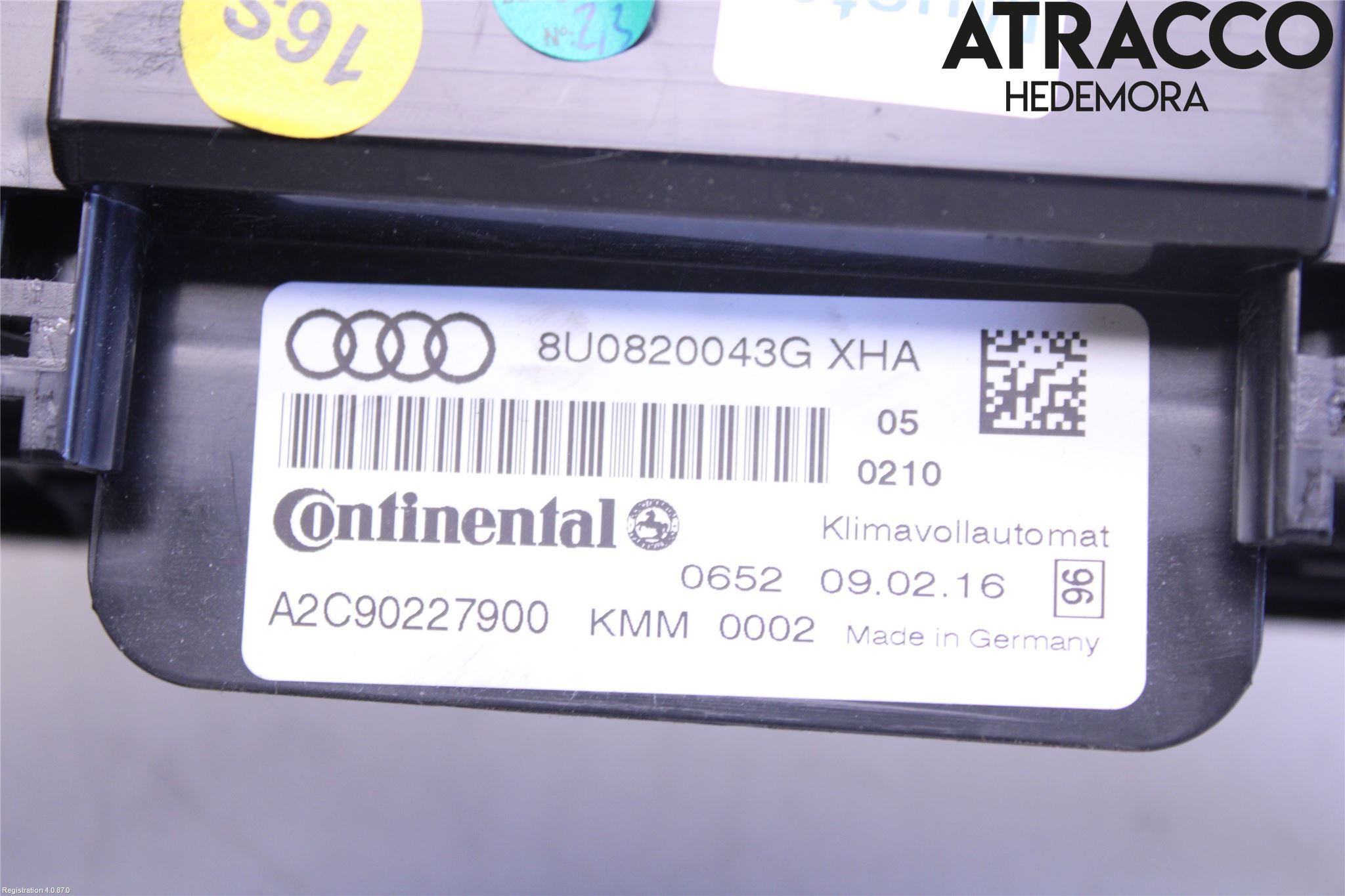 Audi Q3 8U 12-18 Ac Styrenhet Ac Manöveren