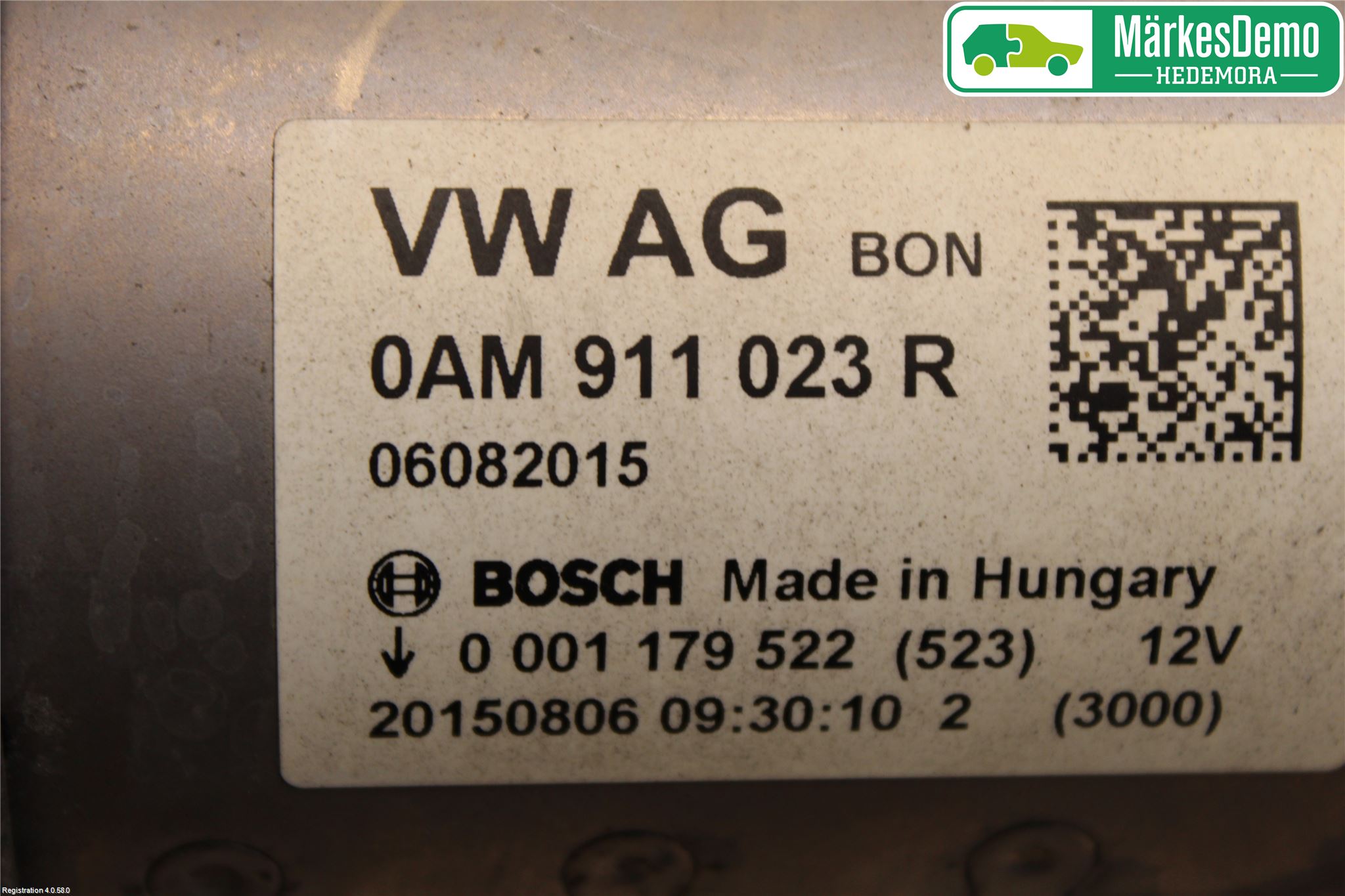 Volkswagen VW GOLF SPORTSVAN 15-20 Startmotor