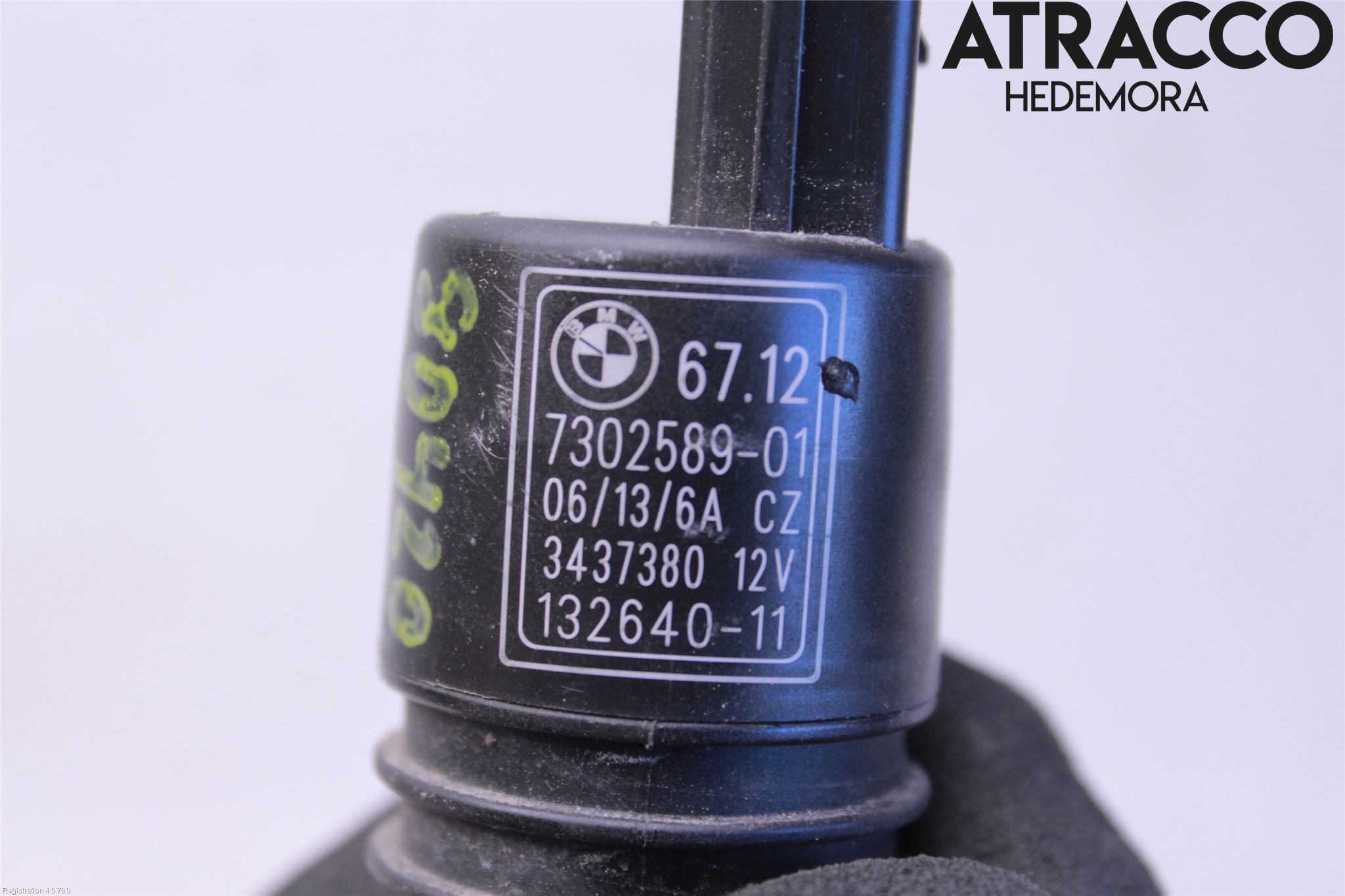 BMW 3 F30/F31/F80 12-19 Spolarpump Vindruta