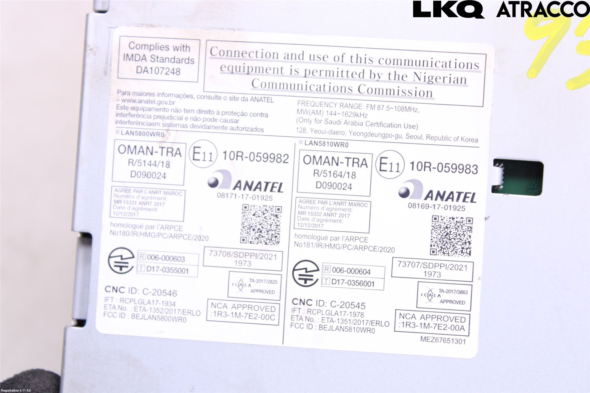 Nissan NV300 16-22 Cd Radio - Multimediapanel