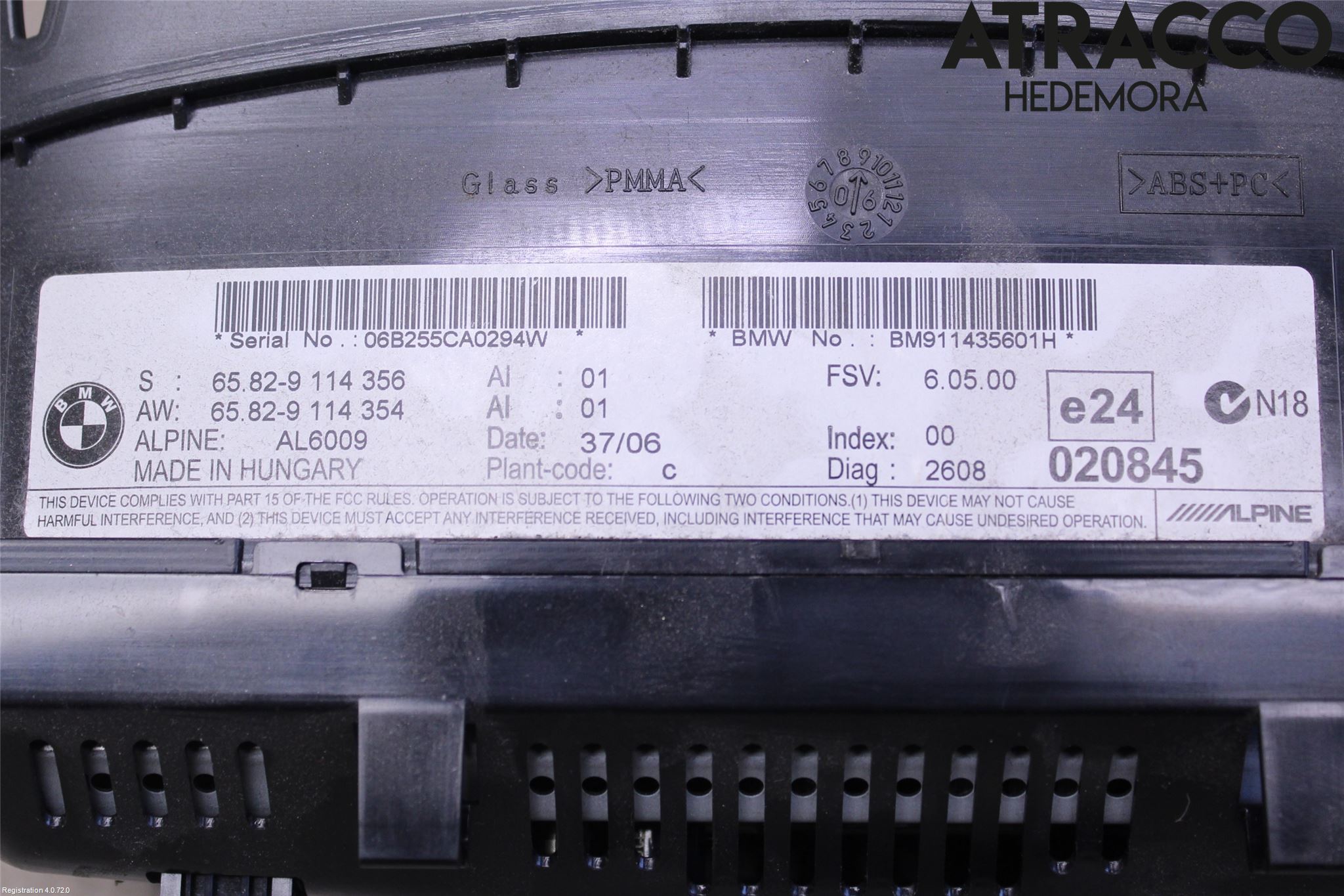 BMW 5 E60/61 Sed/Tou 02-10 Multifunktionsdisplay