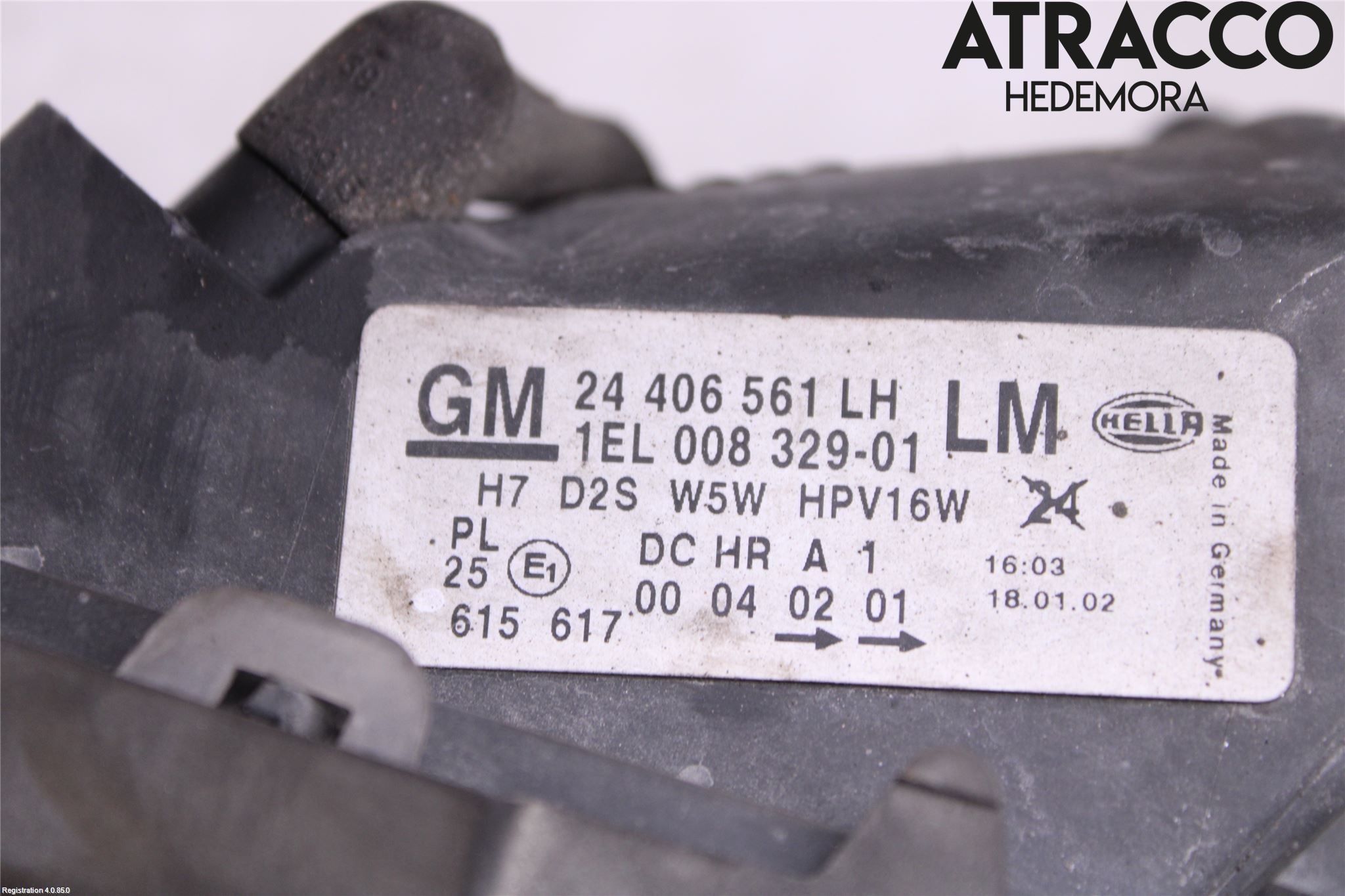 Opel ASTRA G 98-03 Strålkastare Vänster