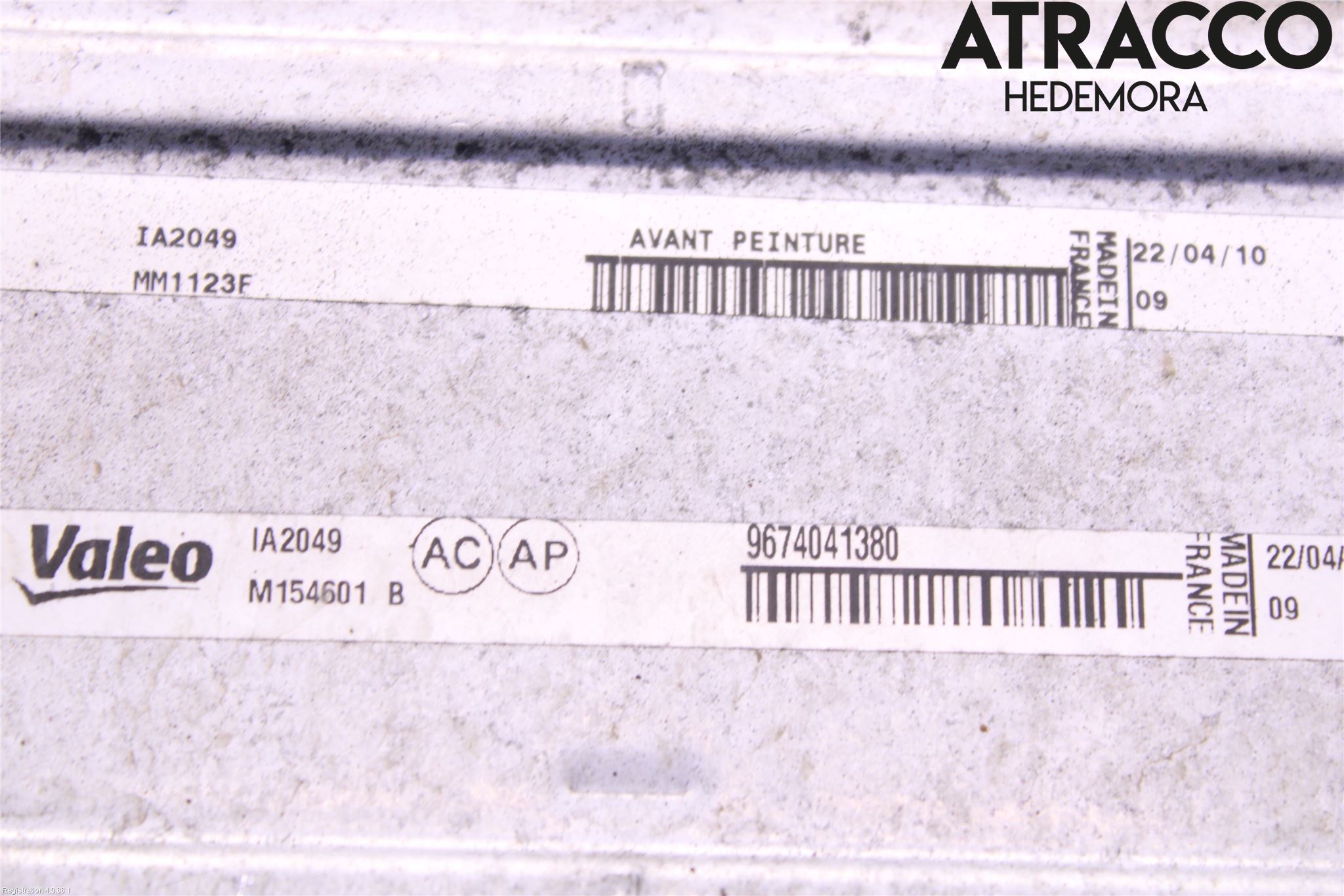 Peugeot RCZ Laddluft-Intercooler Kyl