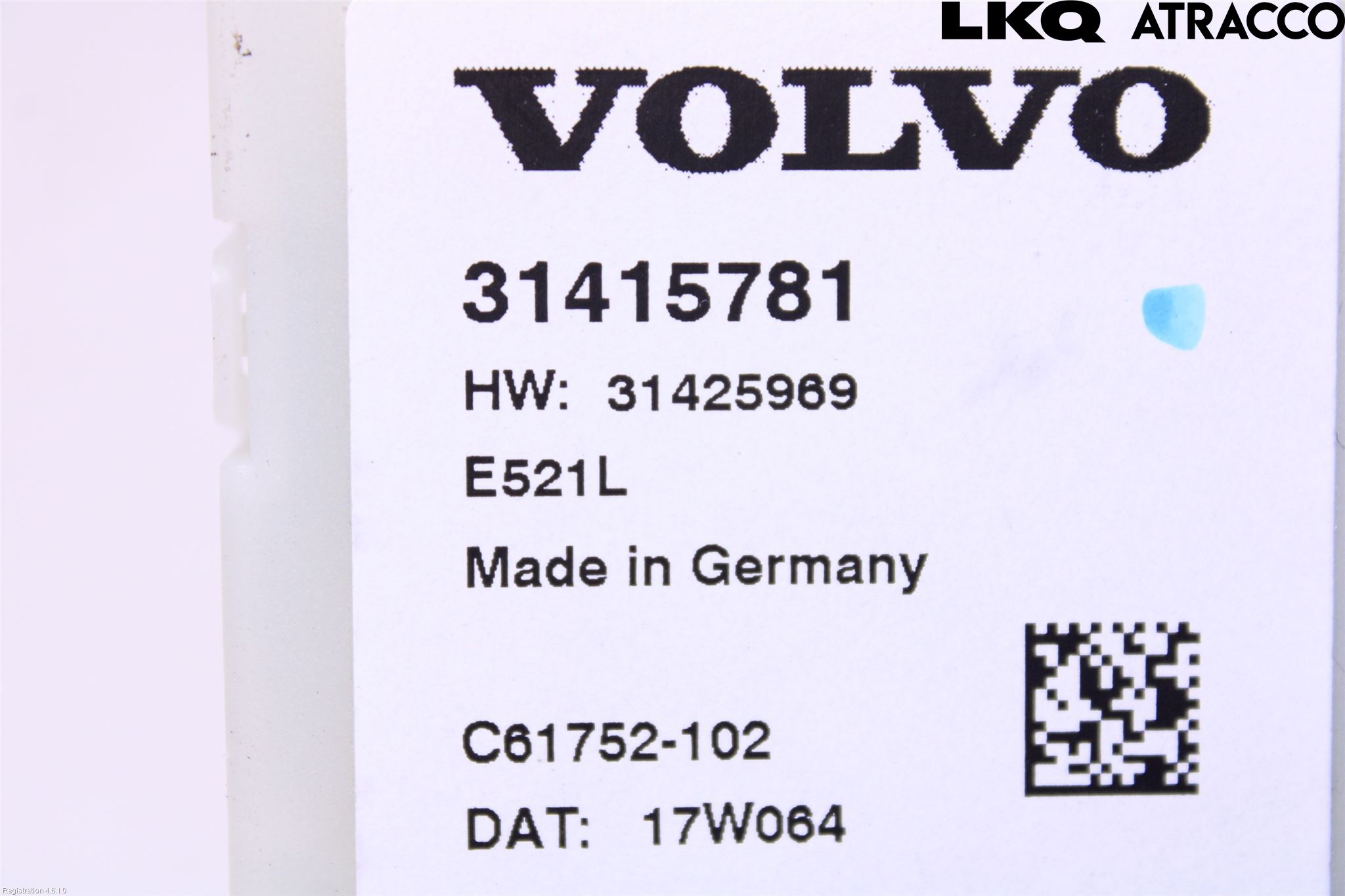 Volvo XC60 14-17 Styrenhet Baklucka