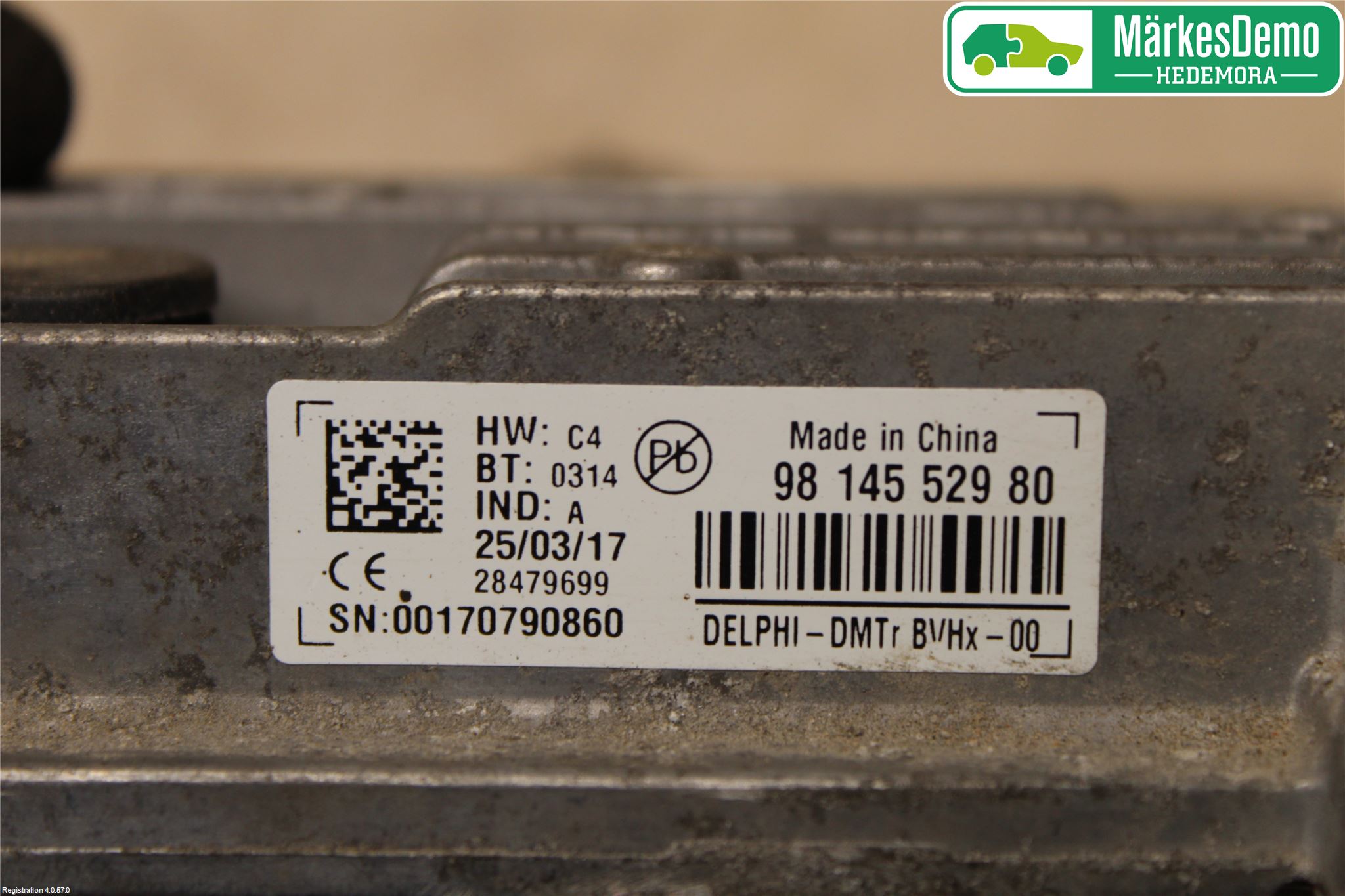 Peugeot PARTNER 16-18 Styrenhet Övrigt