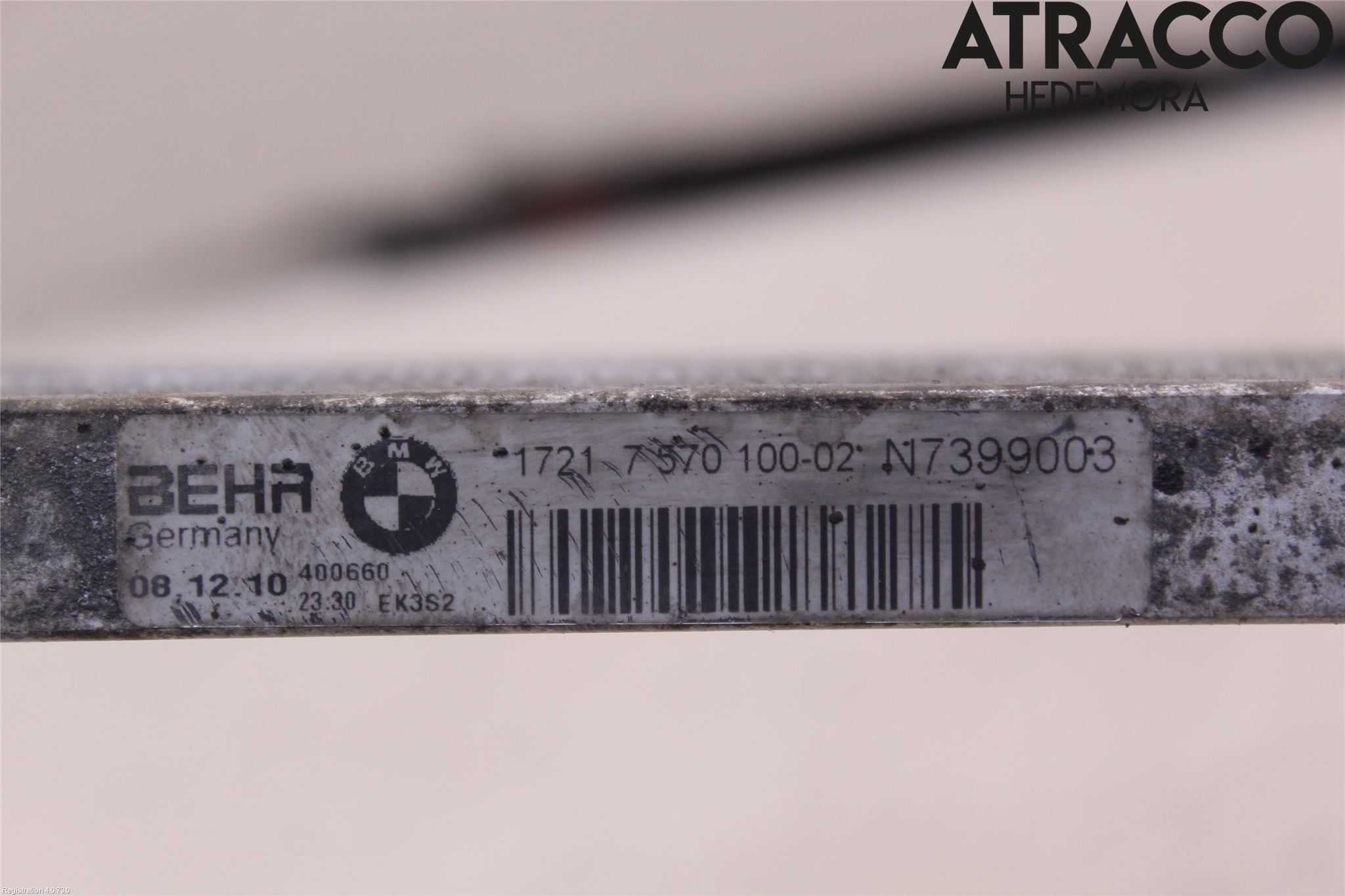 BMW 5 F10/F11/F18 09-17 Oljekylare Servostyrning