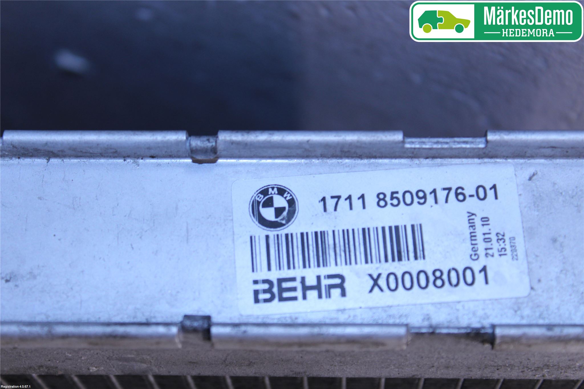 BMW 5 F10/F11/F18 09-17 Kylare Aut