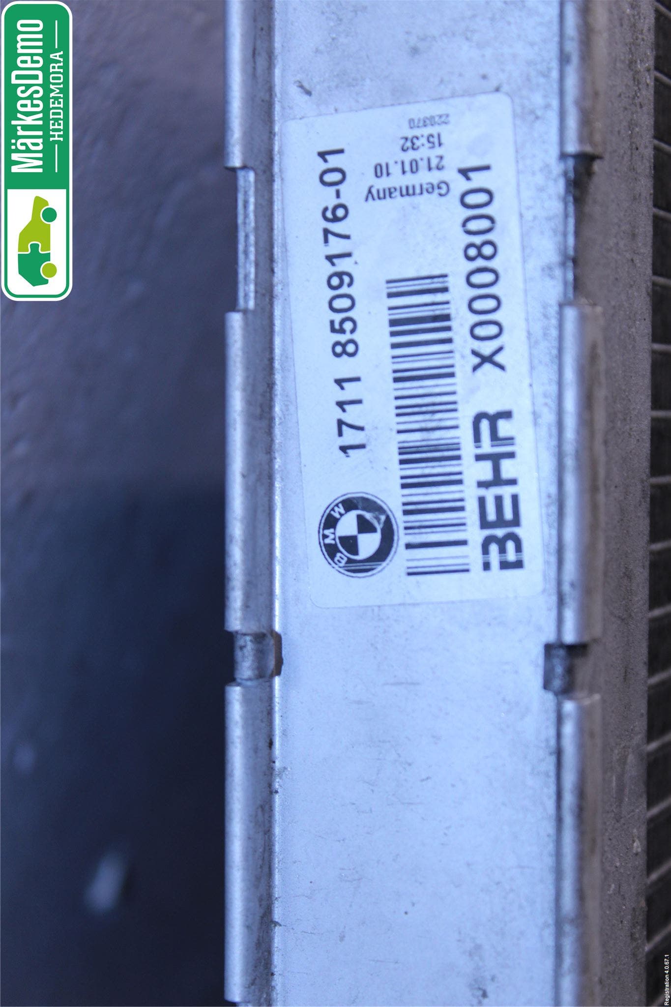 BMW 5 F10/F11/F18 09-17 Kylare Aut