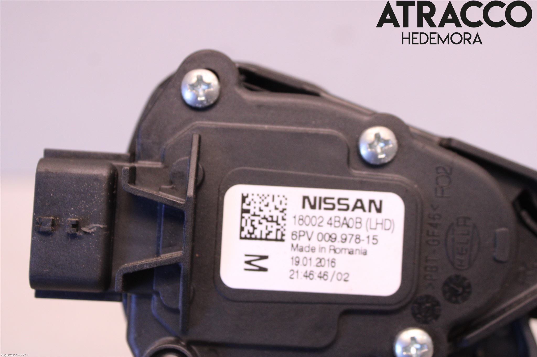 Nissan QASHQAI 14-17 Gaspedal