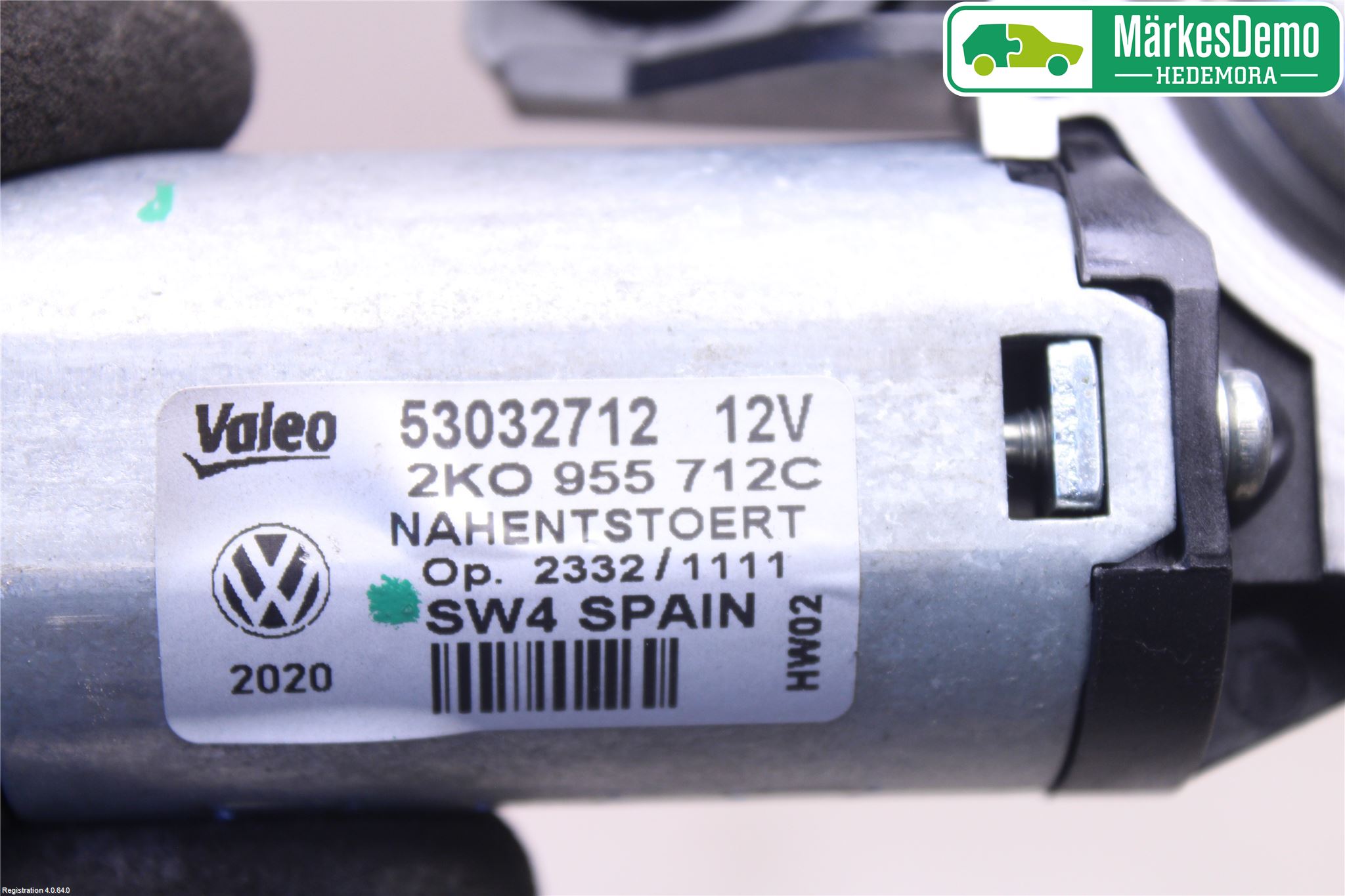 Volkswagen VW CADDY      04-10 Torkarmotor Baklucka