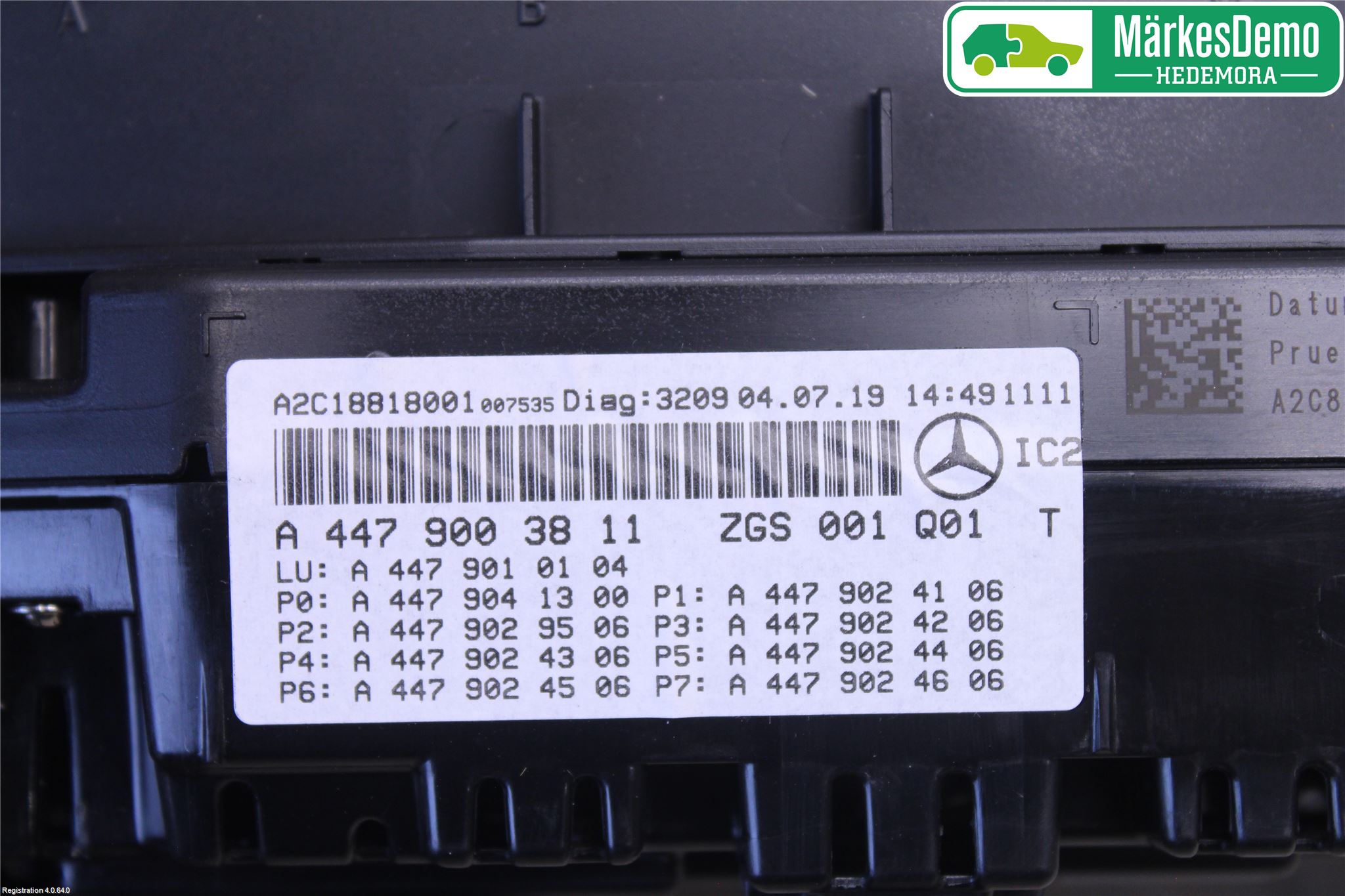 Mercedes-Benz MB VITO/V-KLASS (W640,W447,W448) 14- Instrument Komb