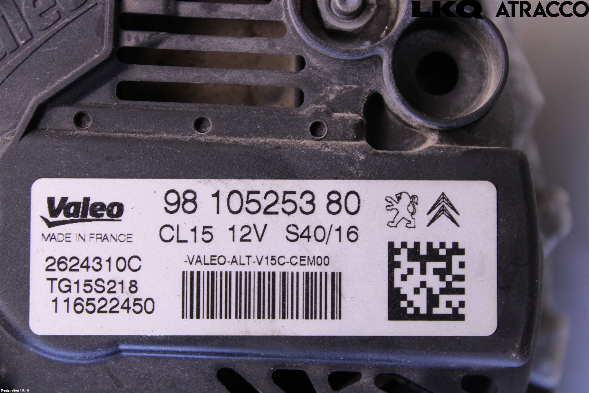 Citroen BERLINGO 08-18 Generator