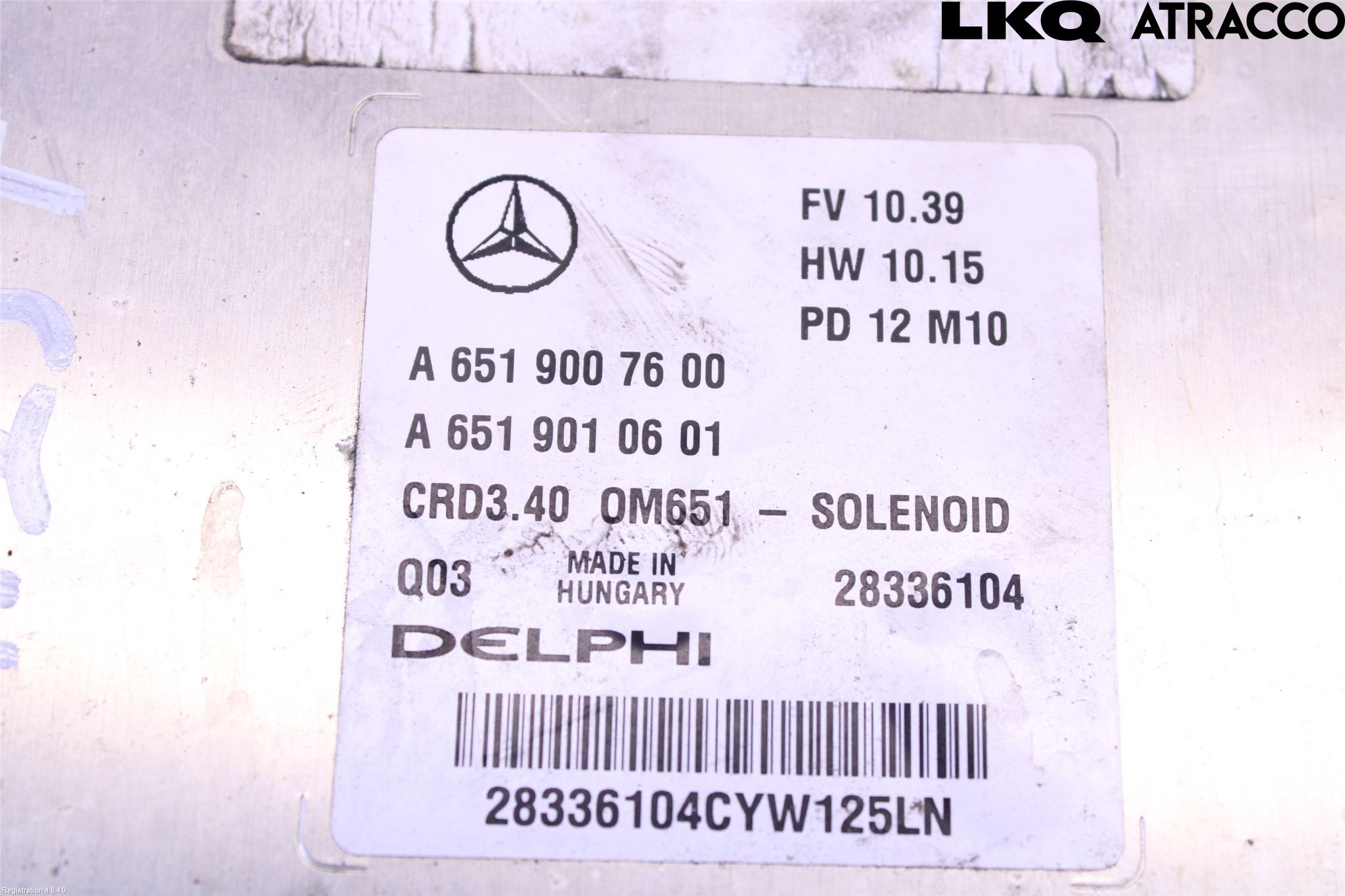 Mercedes-Benz MB A-KLASS (W176) 13-18 Styrenhet Inspump Diesel