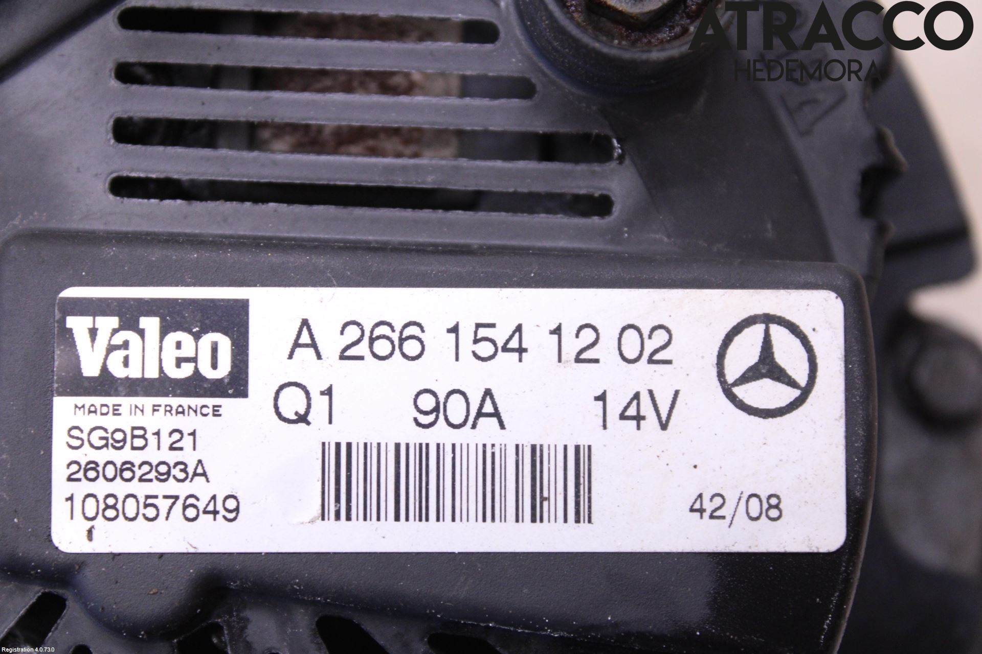 Mercedes-Benz MB B-KLASS (W245) 05-12 Generator