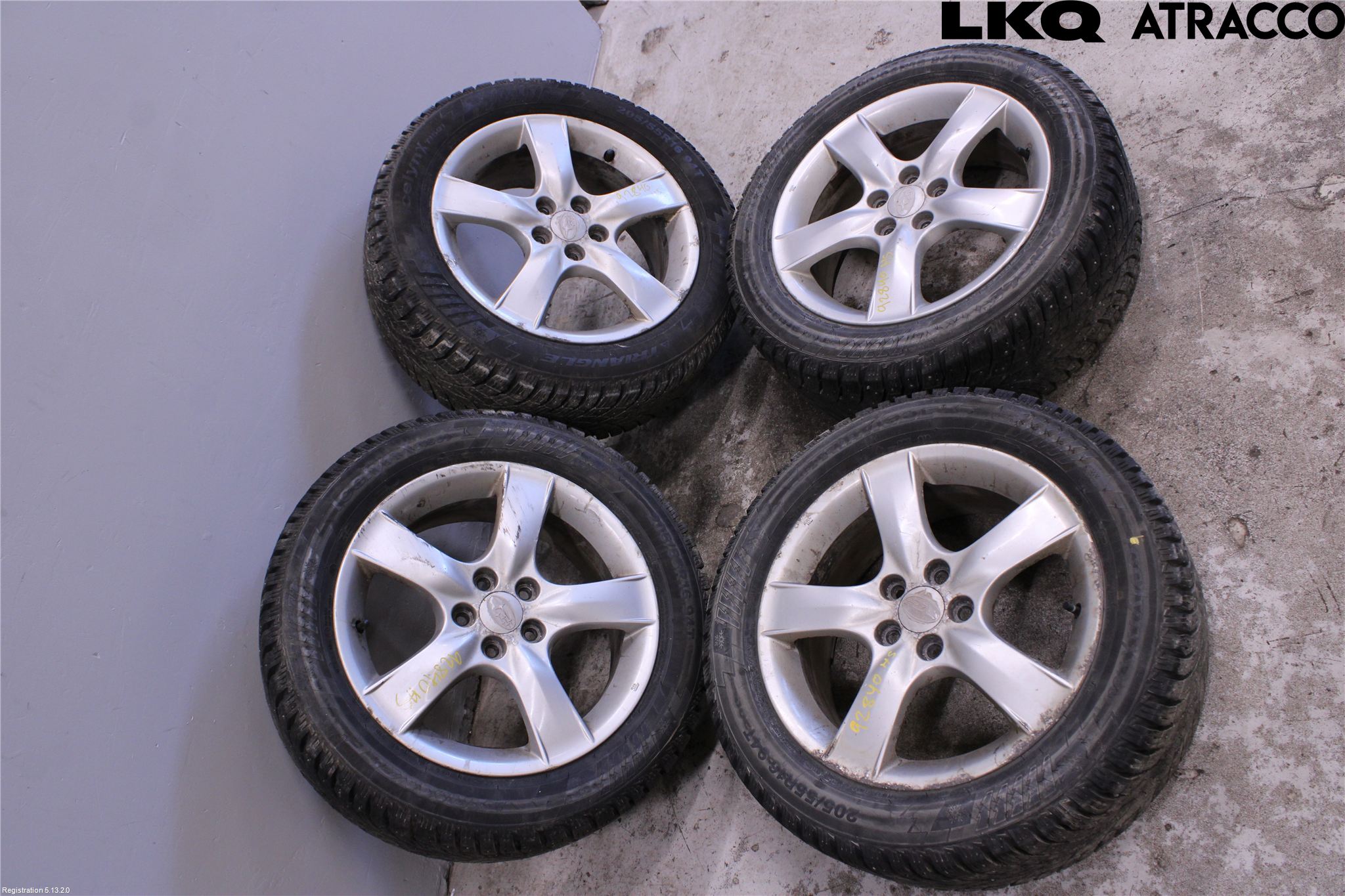 Subaru LEGACY    04-06 Vinterdäck Alumfälg 4St