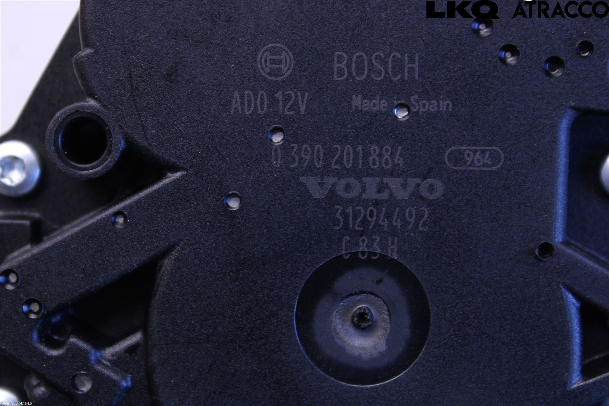 Volvo V40 12-19 Torkarmotor Baklucka