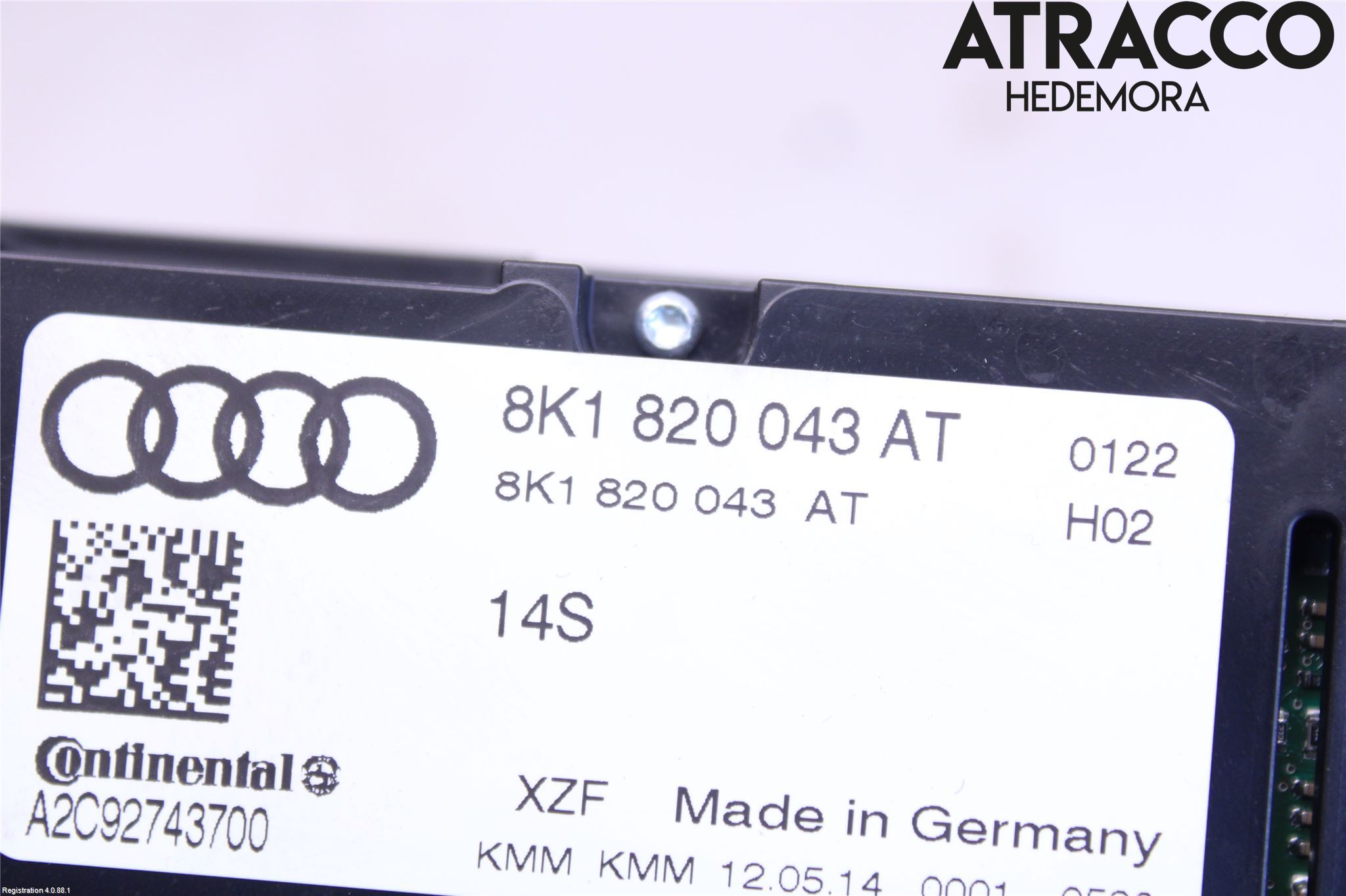 Audi A4 12-15 Ac Styrenhet Ac Manöveren