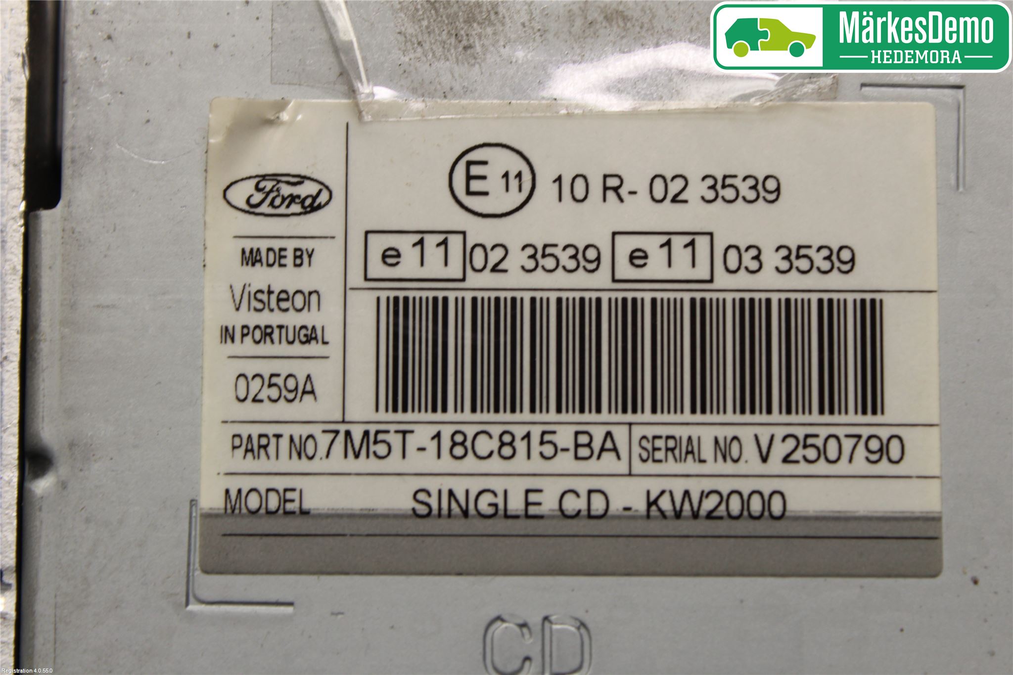 Ford FOCUS     04-07 Cd Radio - Multimediapanel